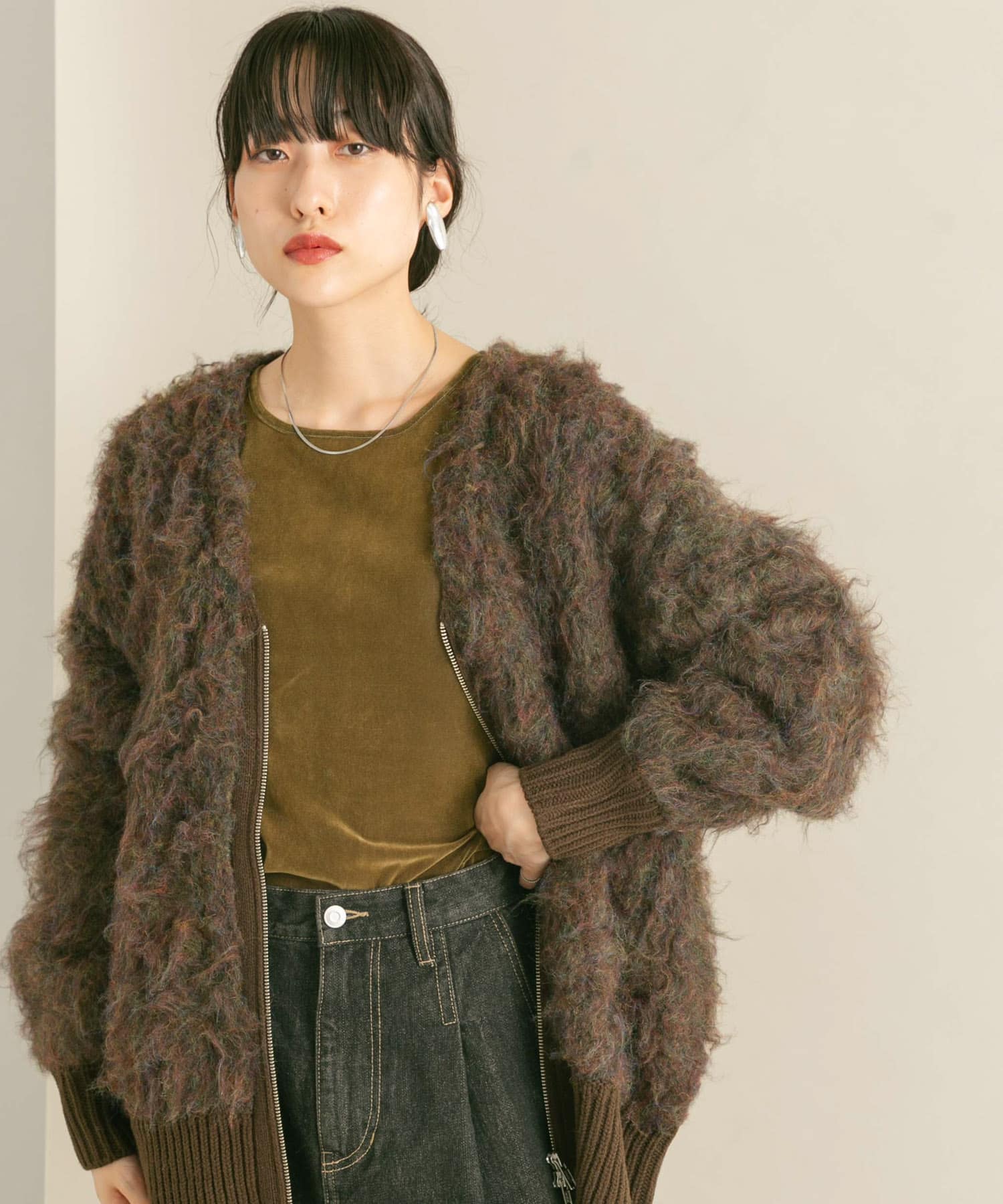 身長：160cm サイズ：one
