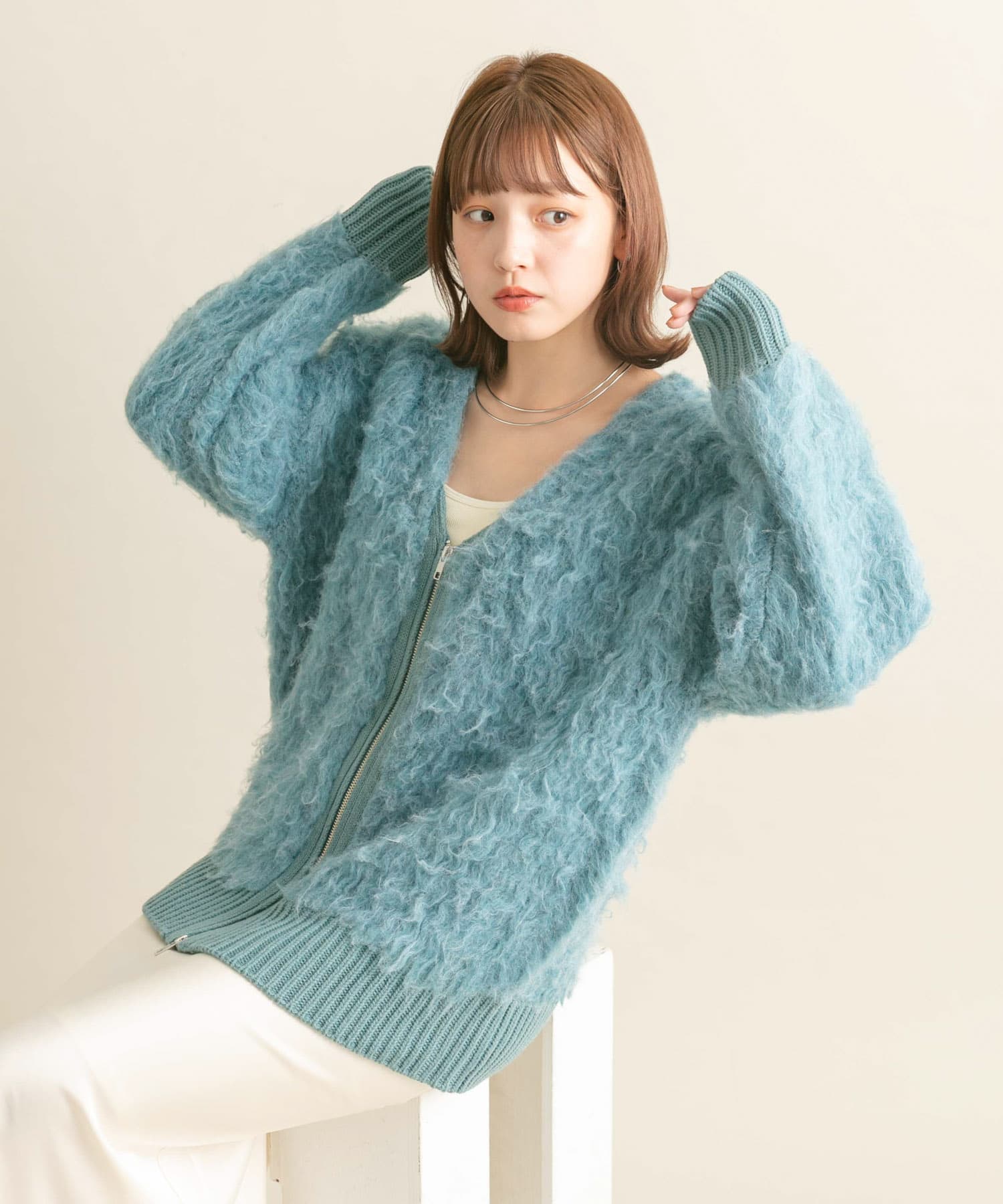 身長：160cm サイズ：one