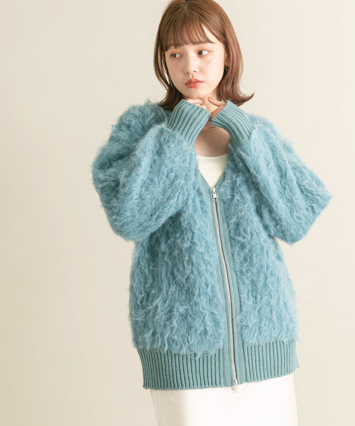 身長：160cm サイズ：one