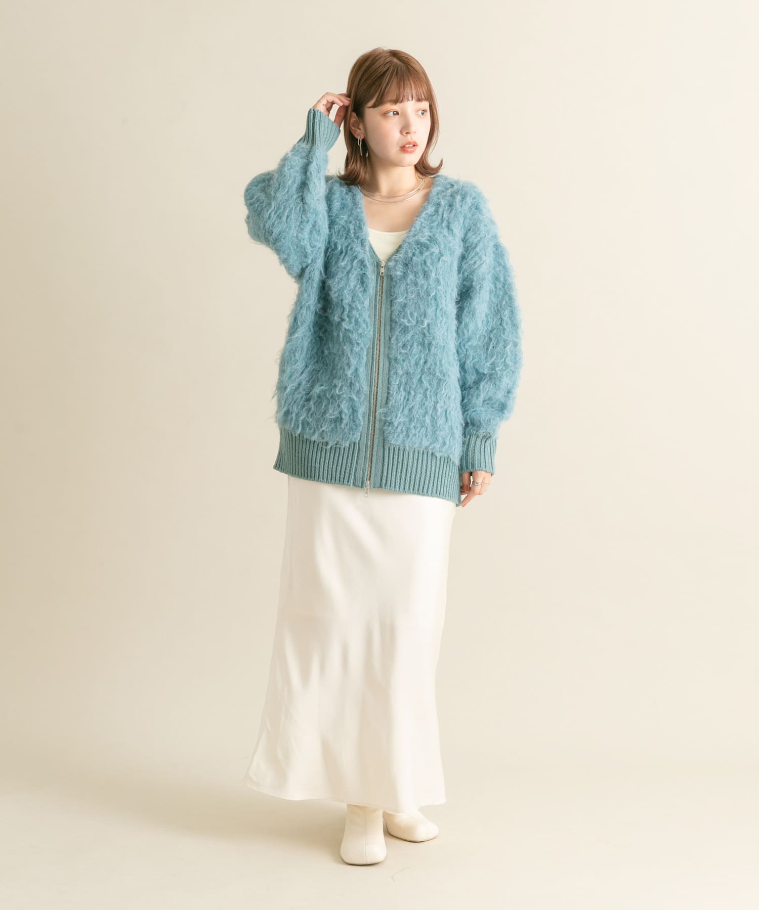 身長：160cm サイズ：one