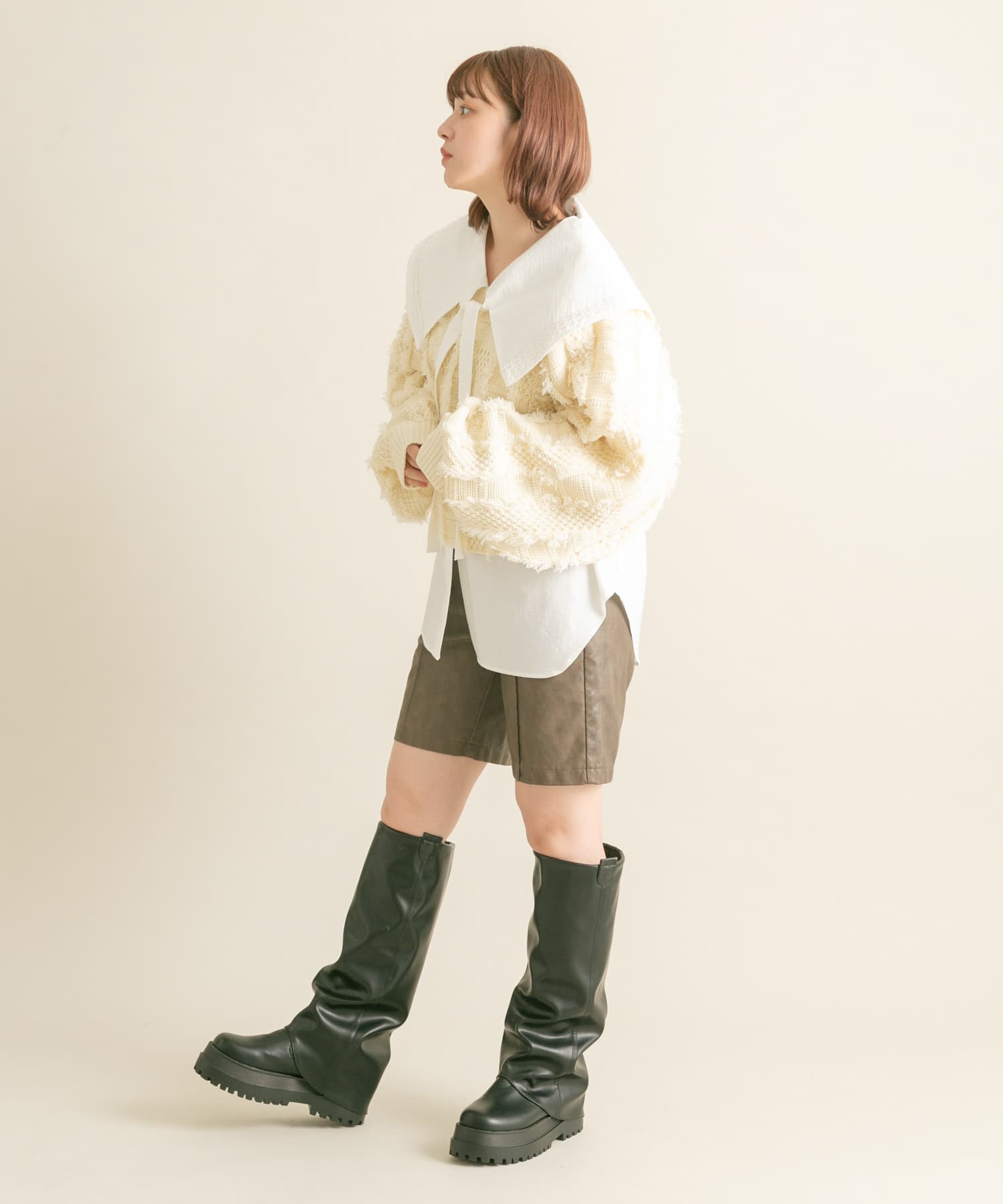身長：160cm サイズ：one