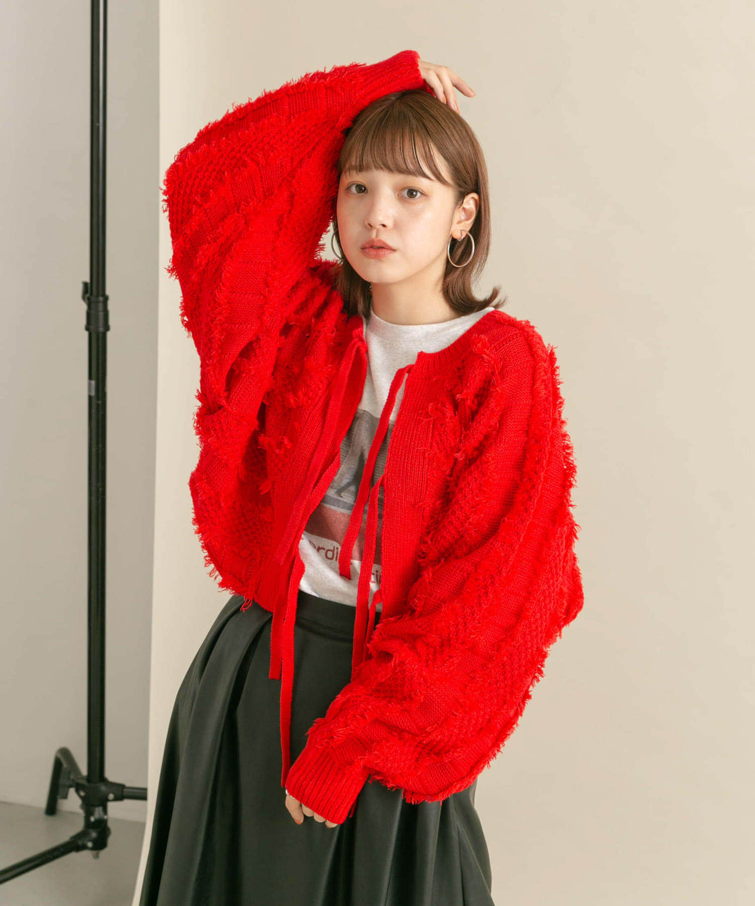 身長：160cm サイズ：one