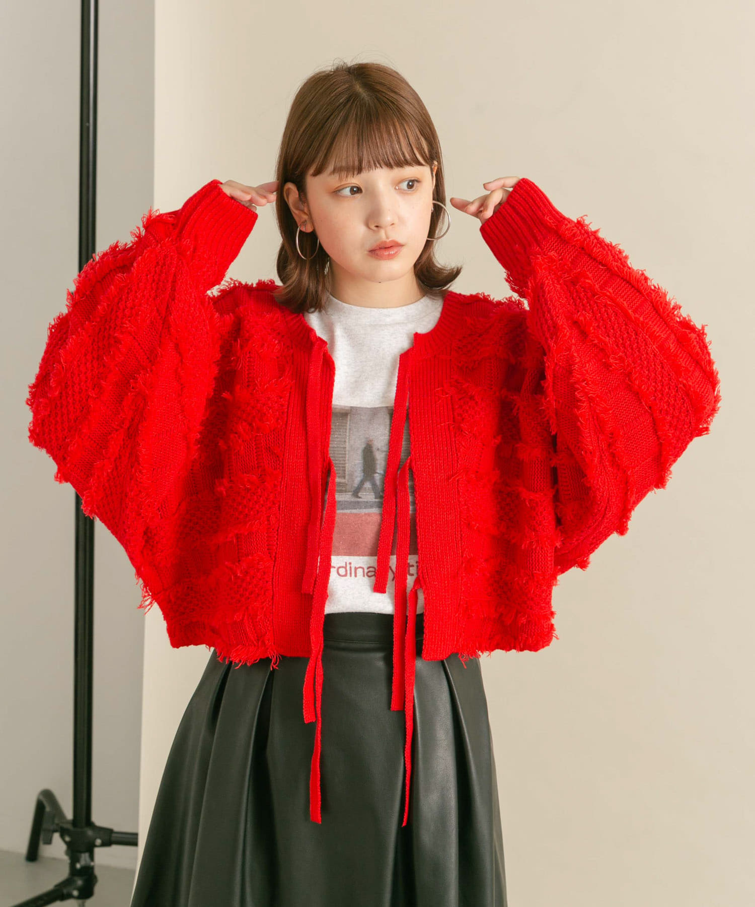 身長：160cm サイズ：one