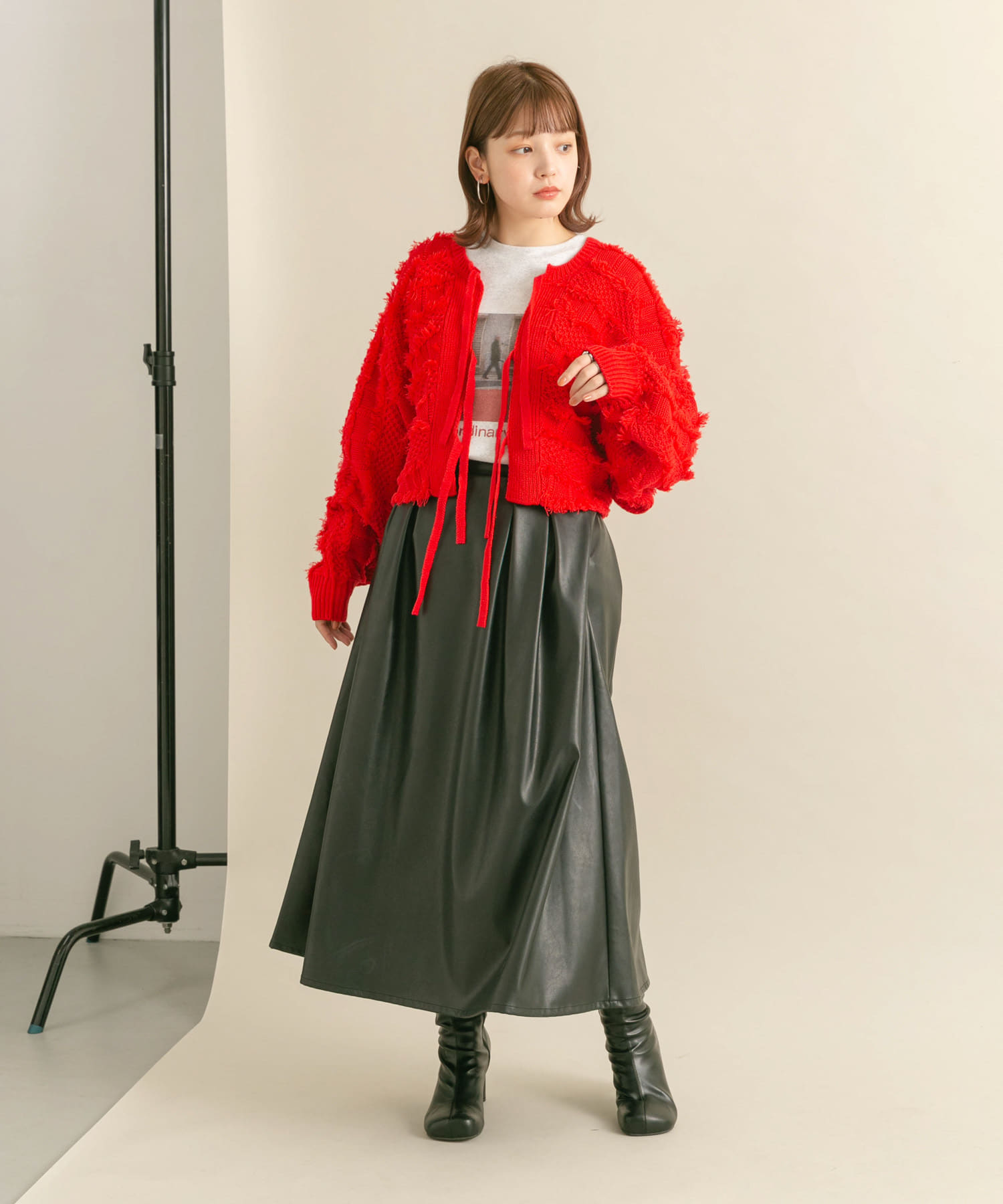 身長：160cm サイズ：one