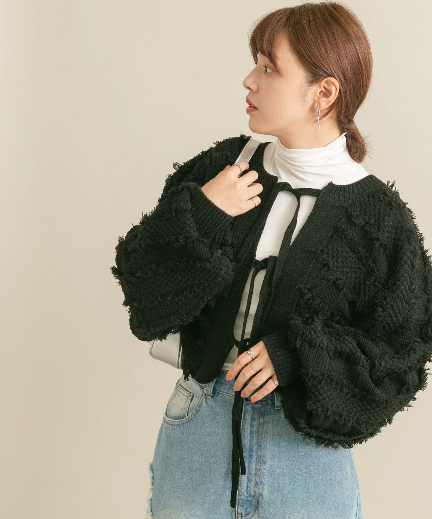 身長：160cm サイズ：one