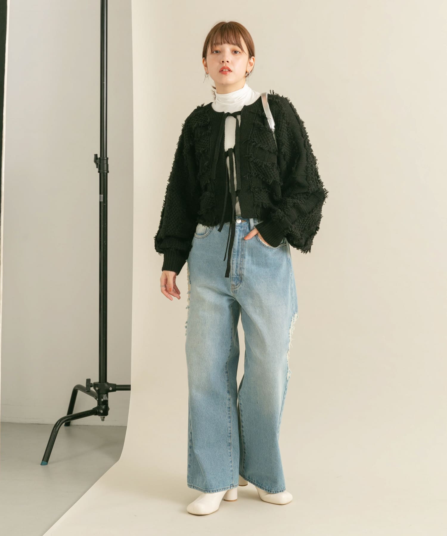 身長：160cm サイズ：one