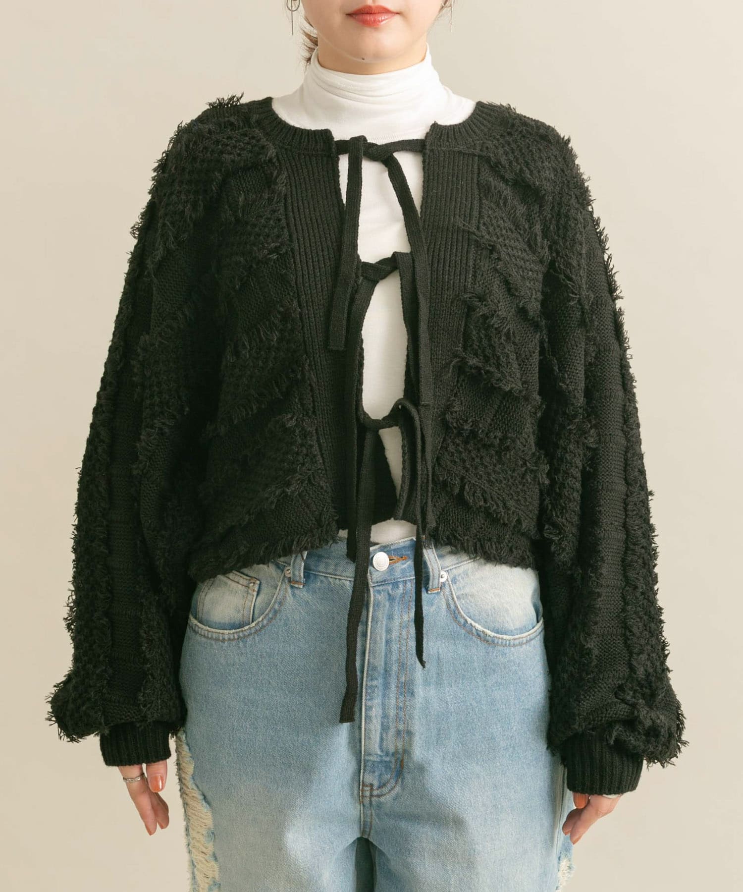 身長：160cm サイズ：one