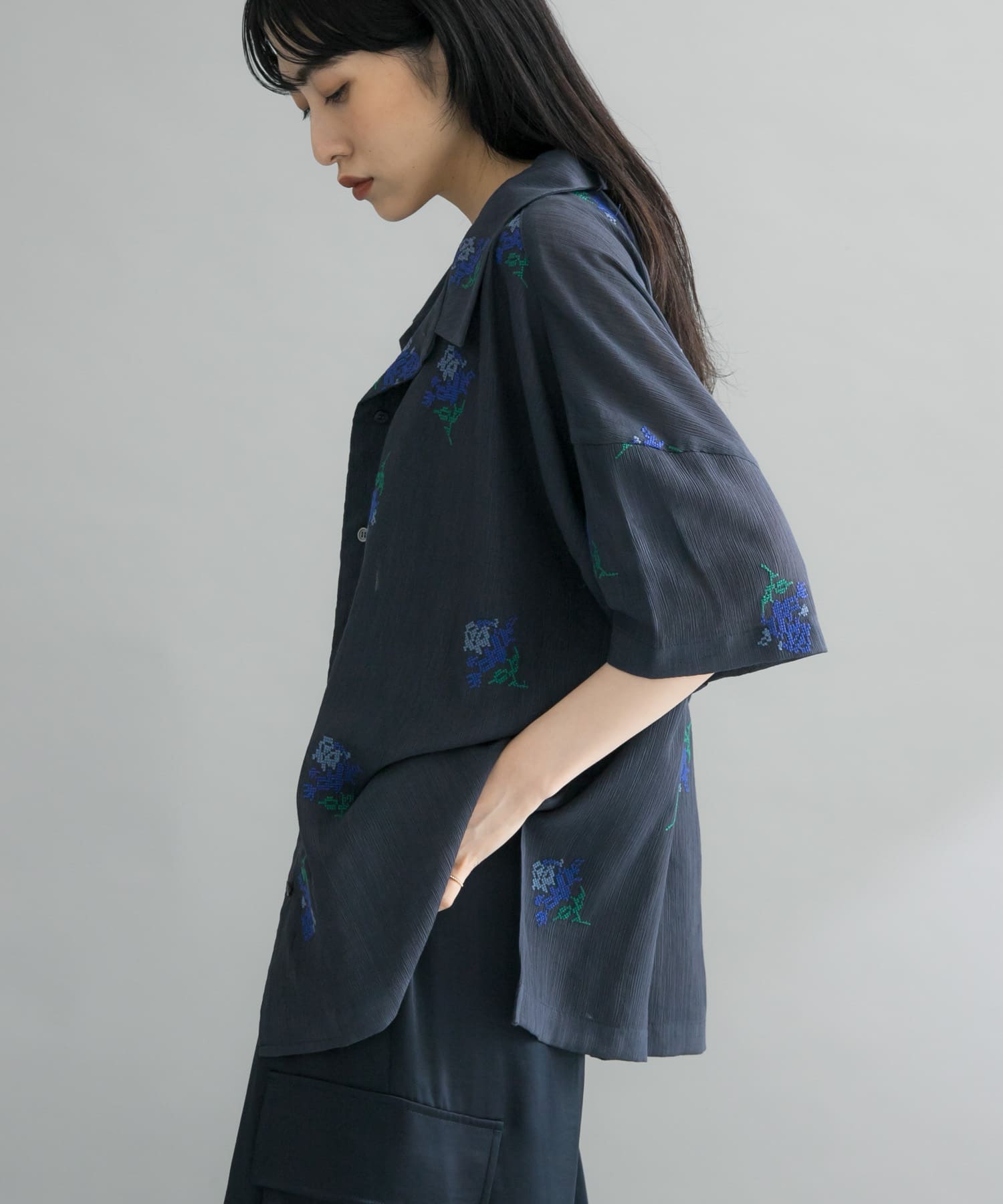 身長：160cm サイズ：one