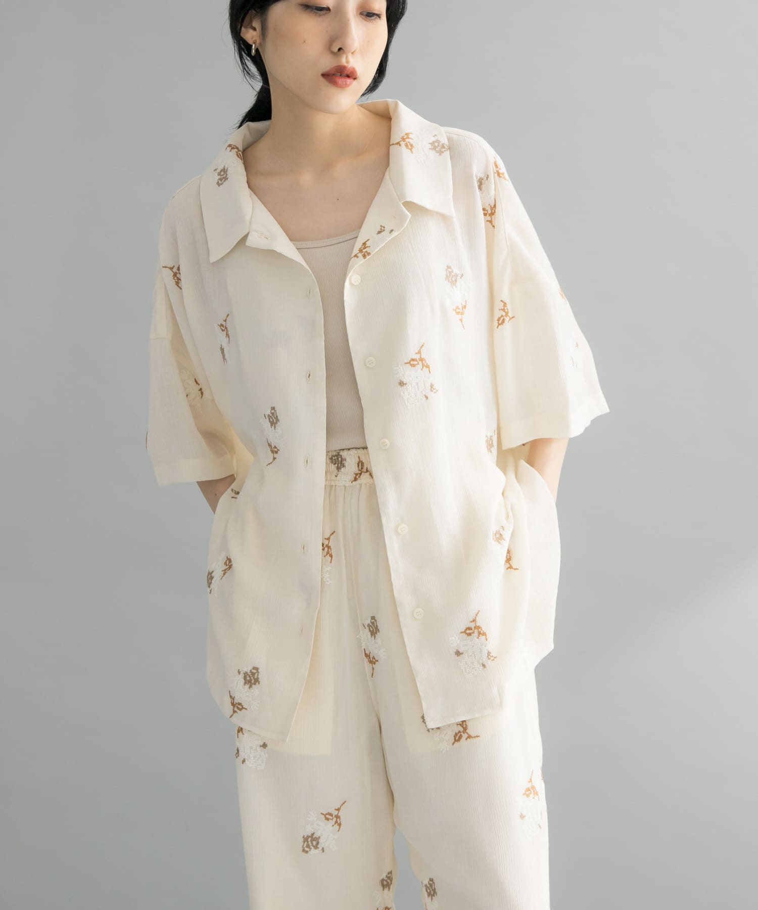 身長：160cm サイズ：one