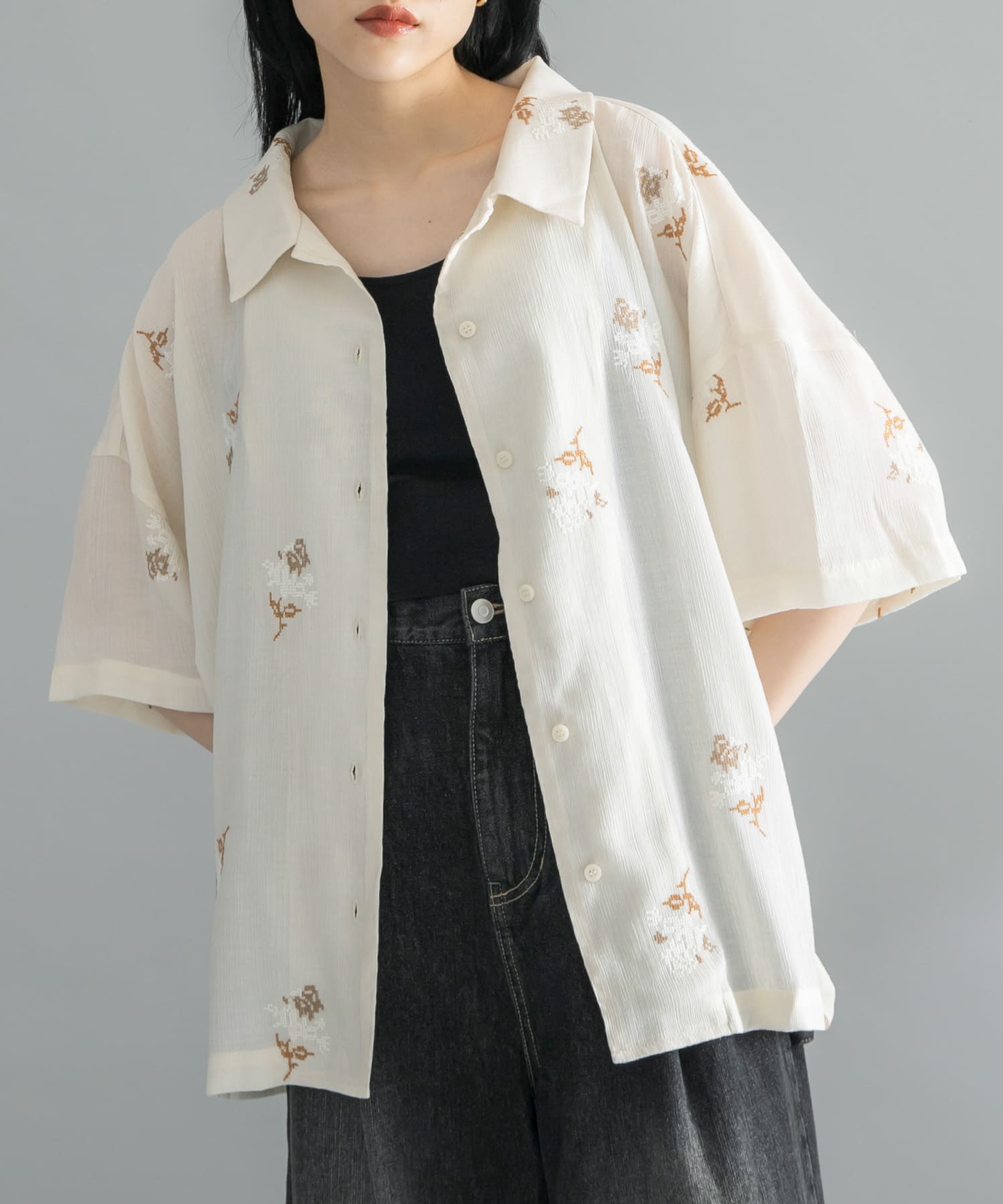 身長：160cm サイズ：one