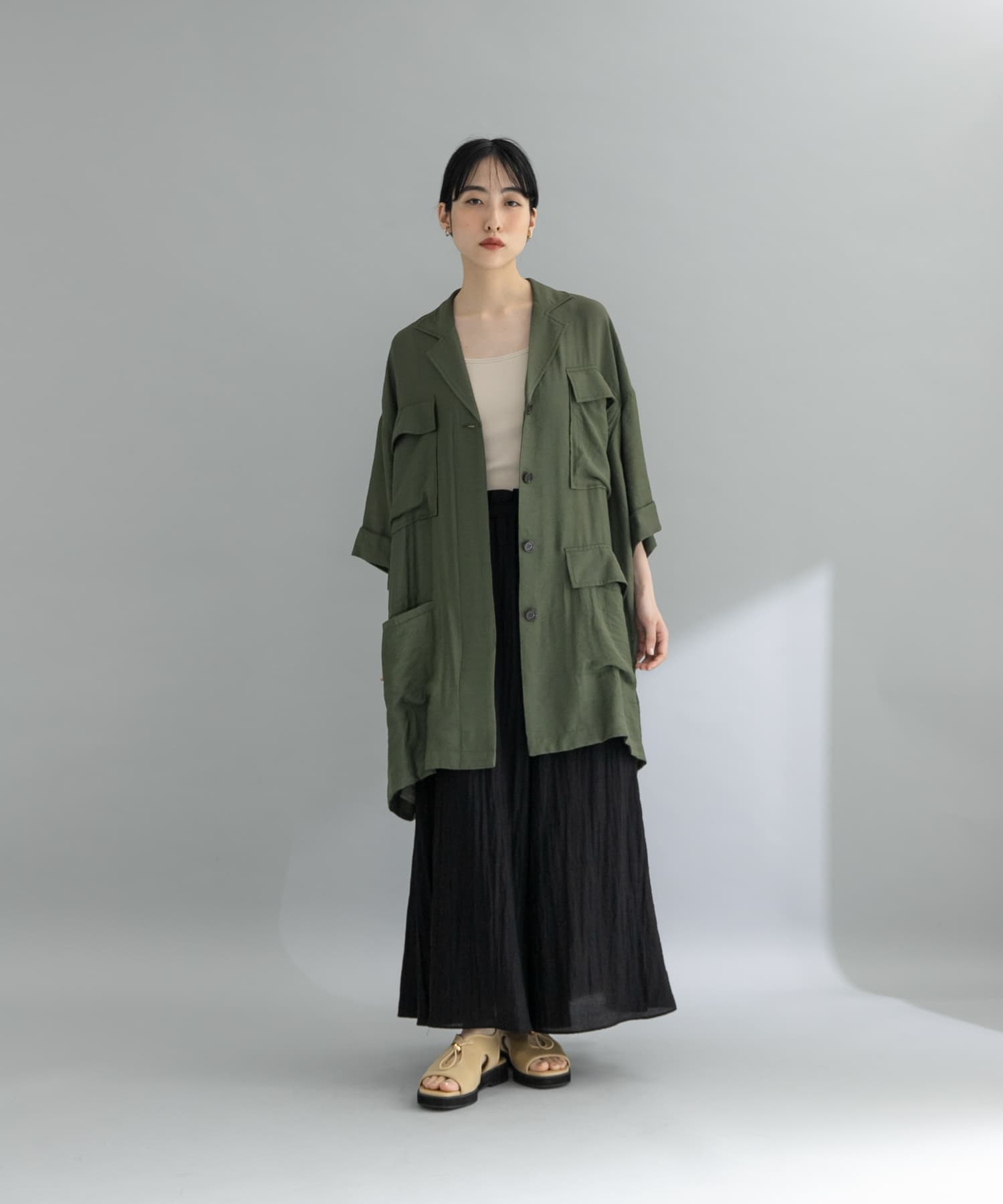 身長：160cm サイズ：one