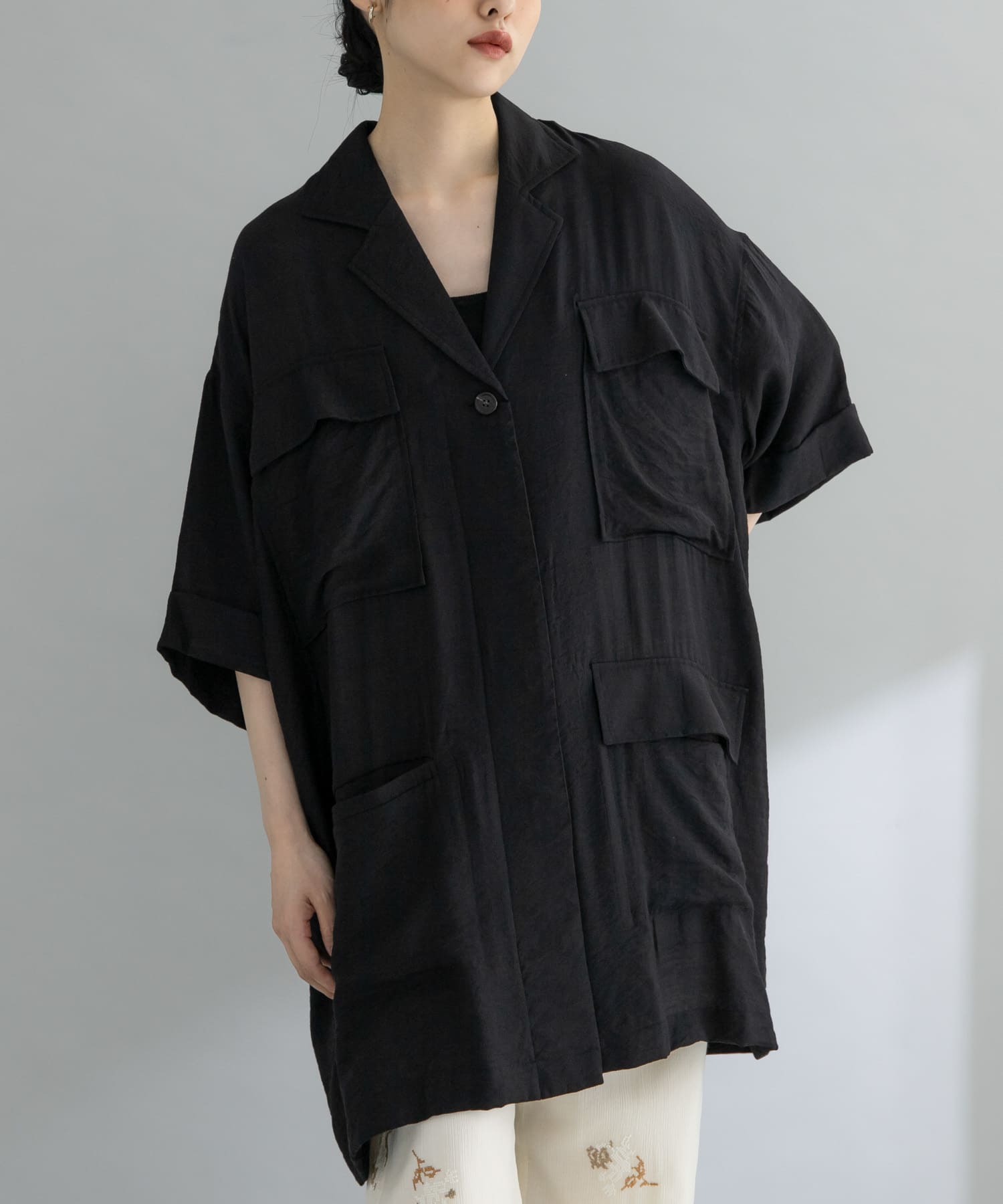 身長：160cm サイズ：one