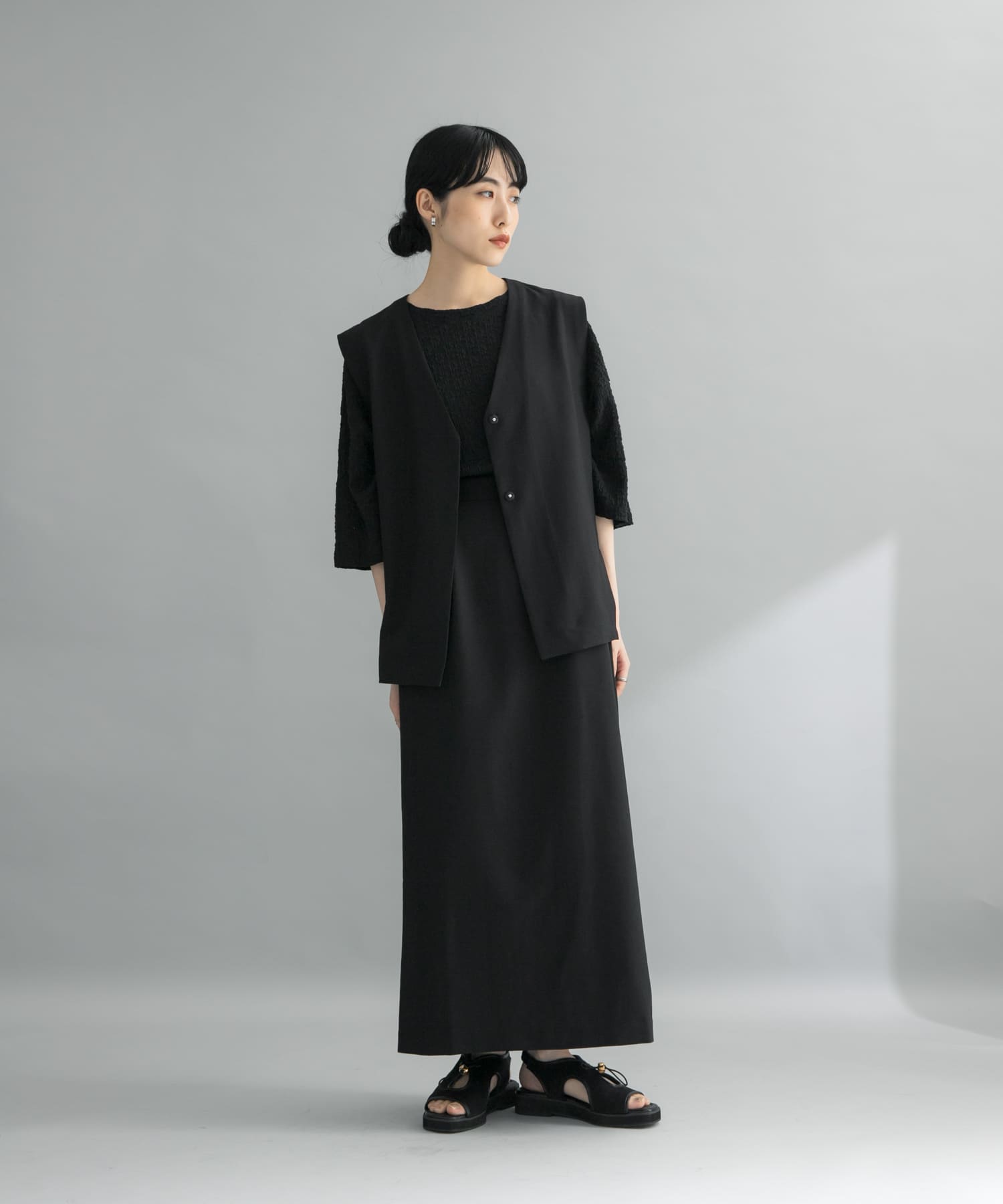 身長：160cm サイズ：one