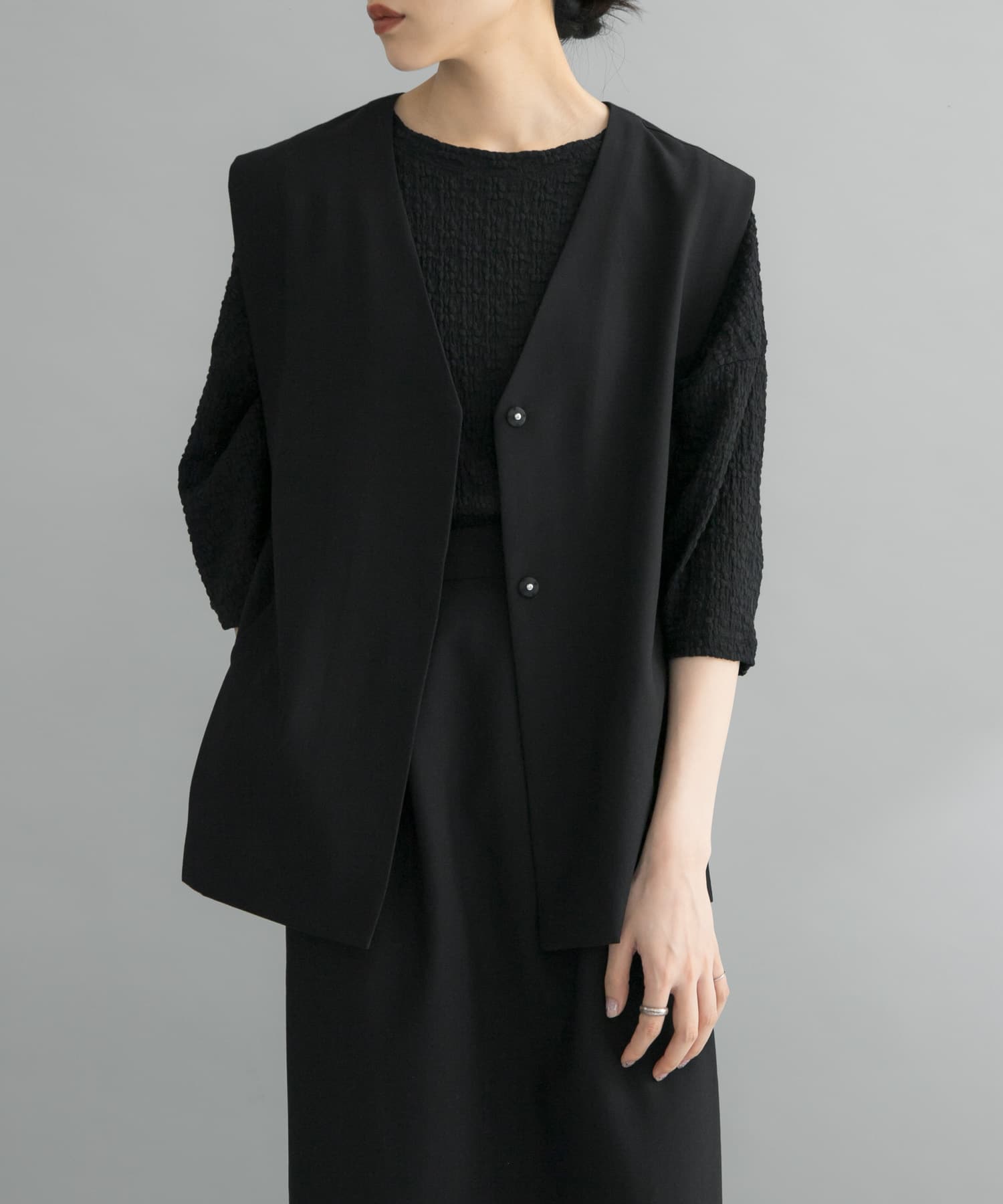 身長：160cm サイズ：one