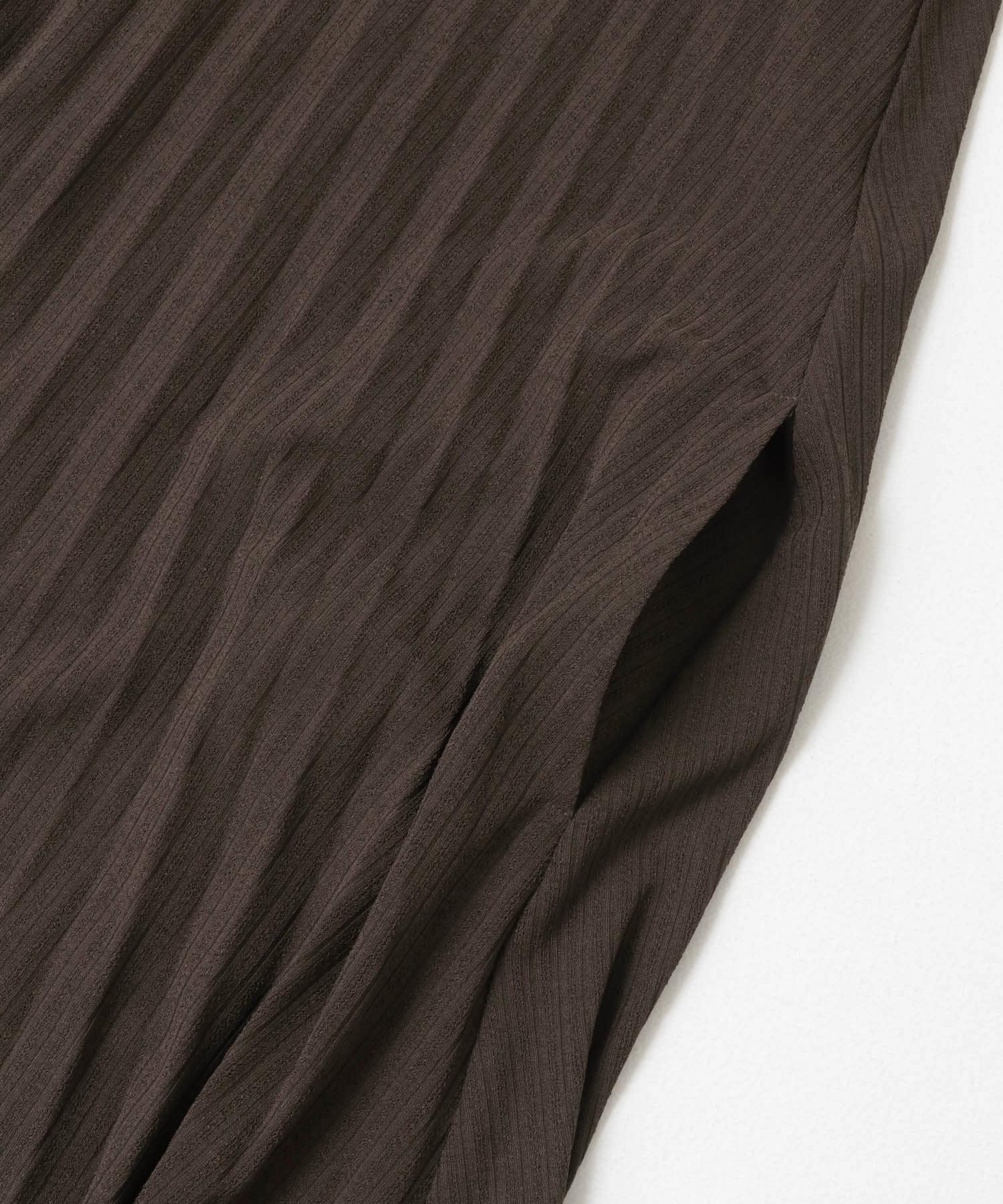 『WEB限定』2WAYプリーツキャミワンピース D.BROWN one