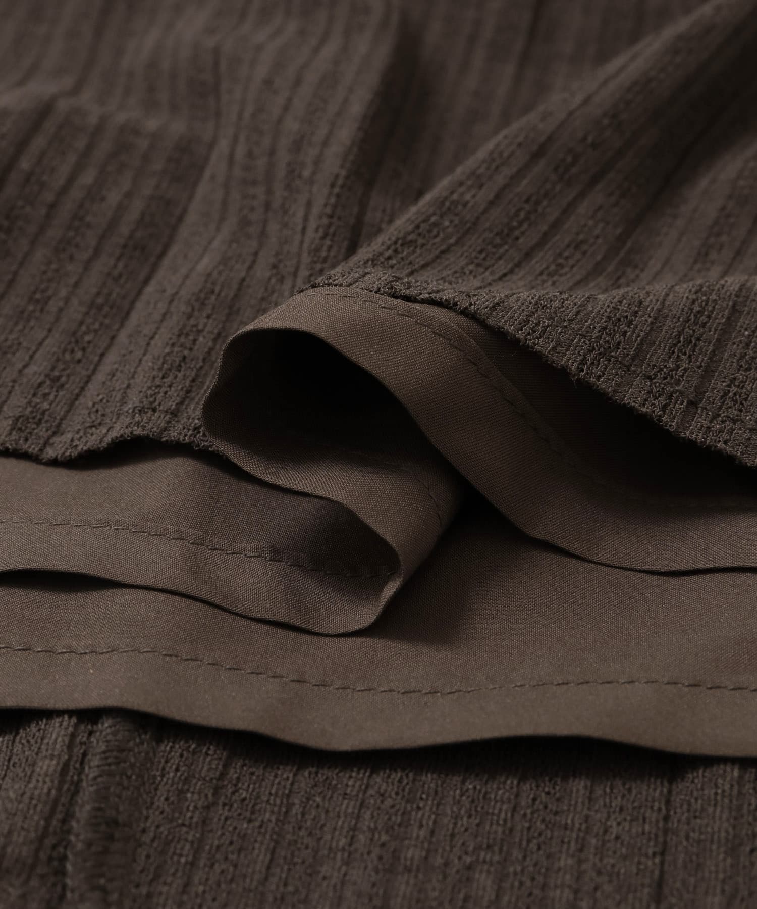 『WEB限定』2WAYプリーツキャミワンピース D.BROWN one