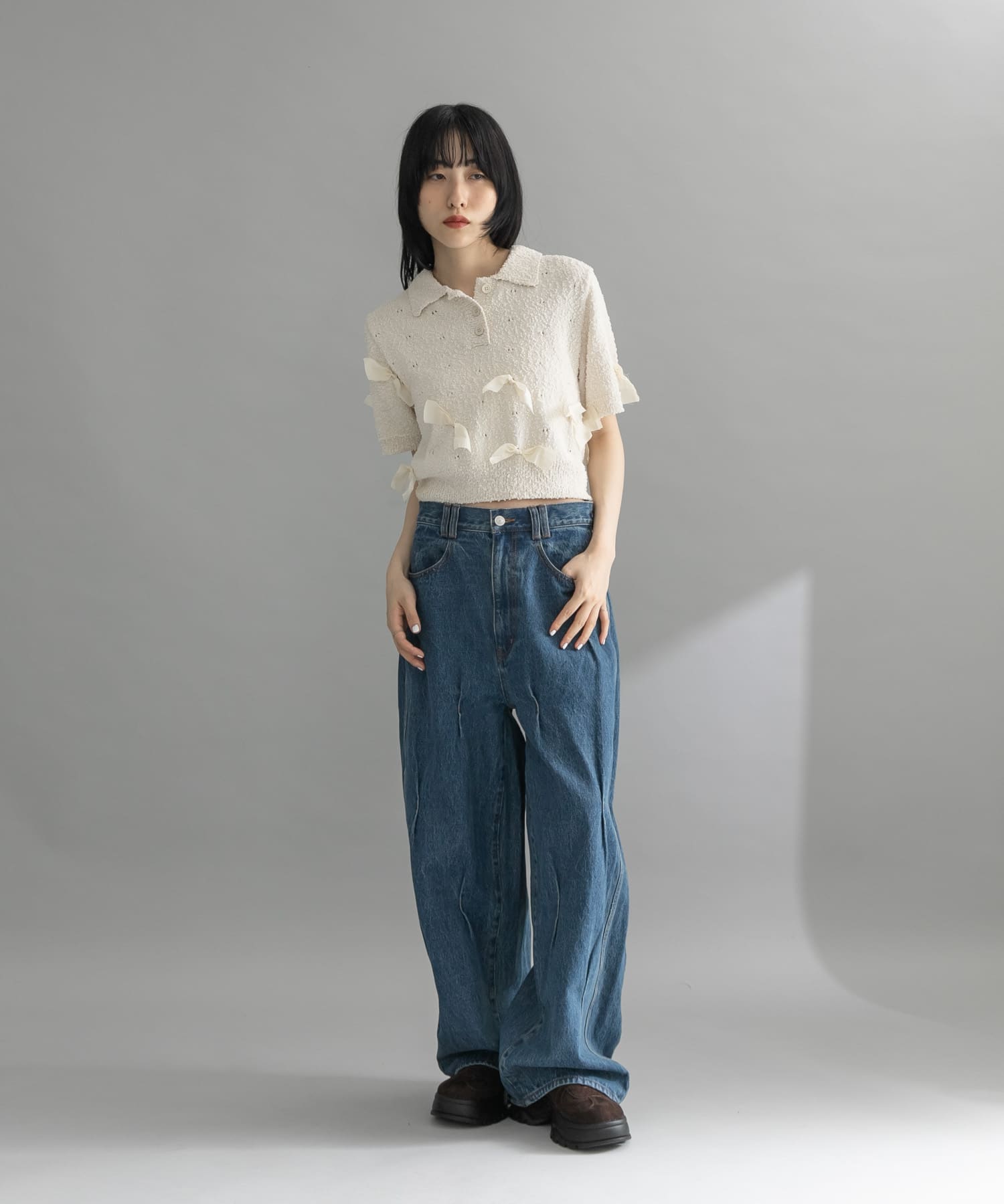 身長：160cm サイズ：one