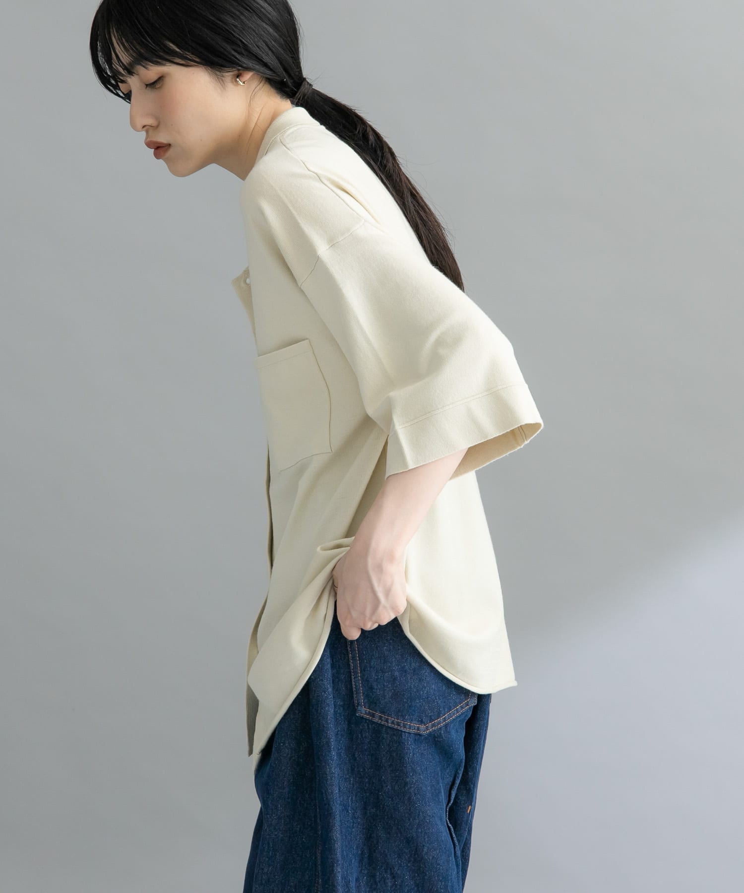 身長：160cm サイズ：one