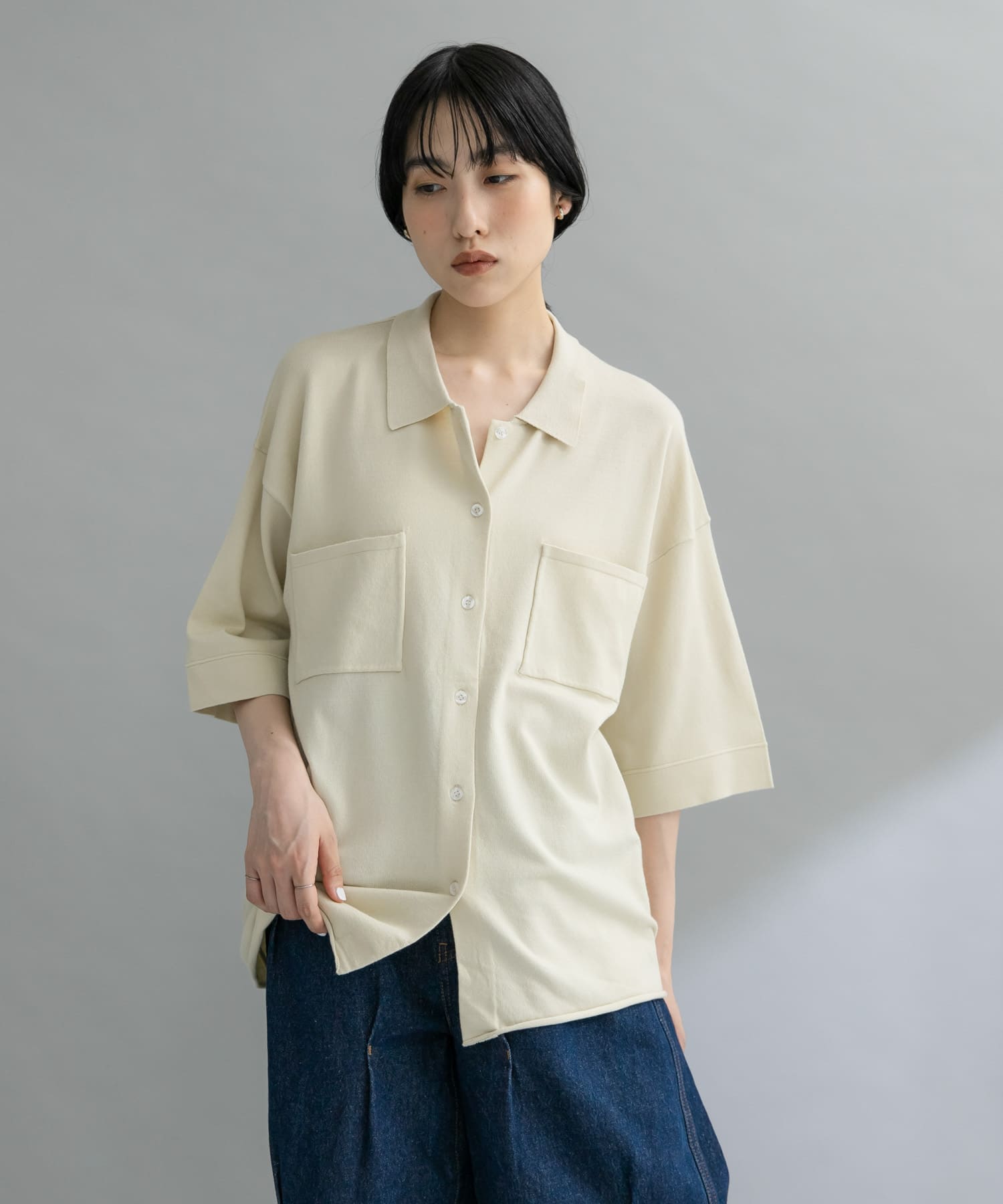 身長：160cm サイズ：one