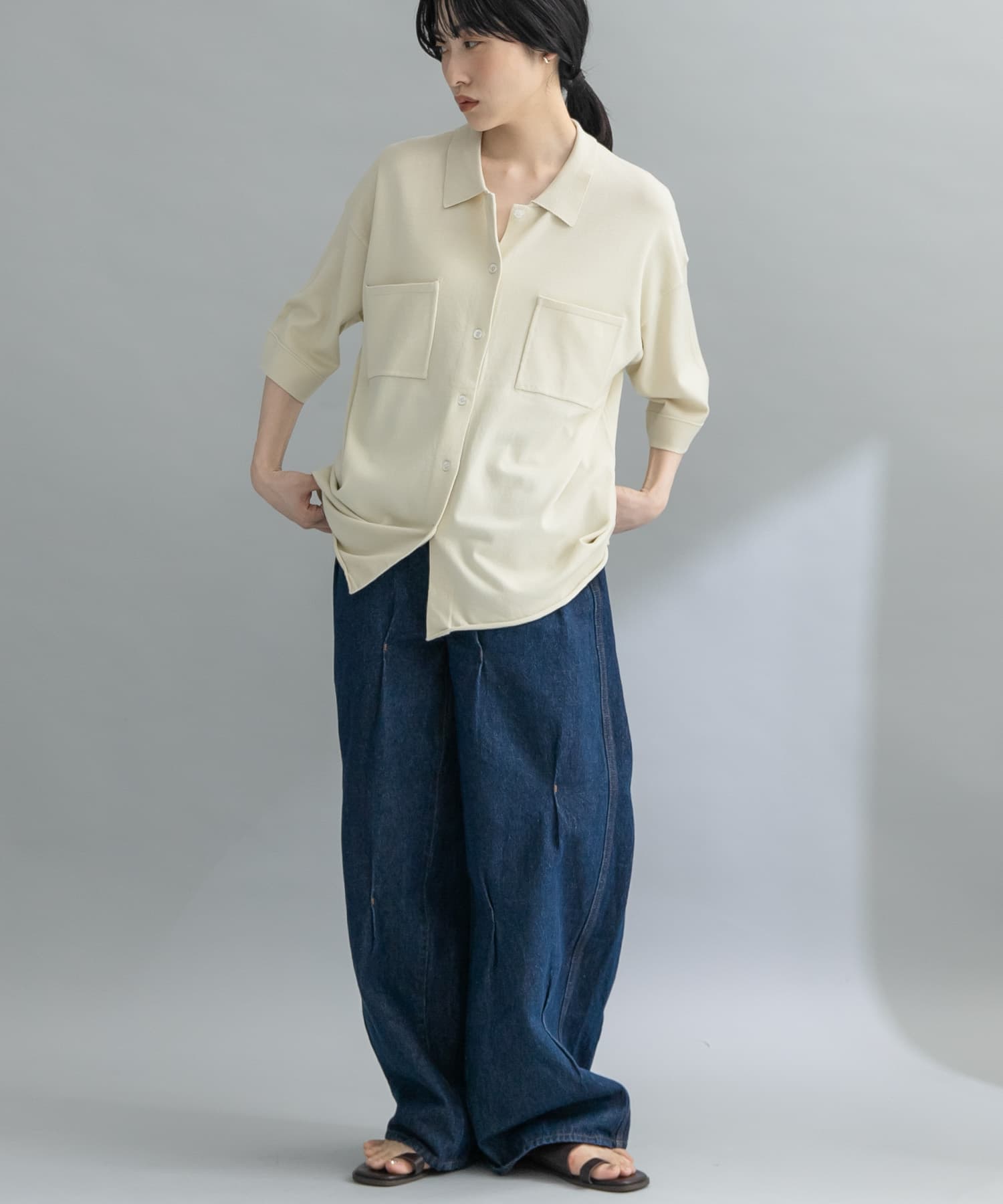 身長：160cm サイズ：one