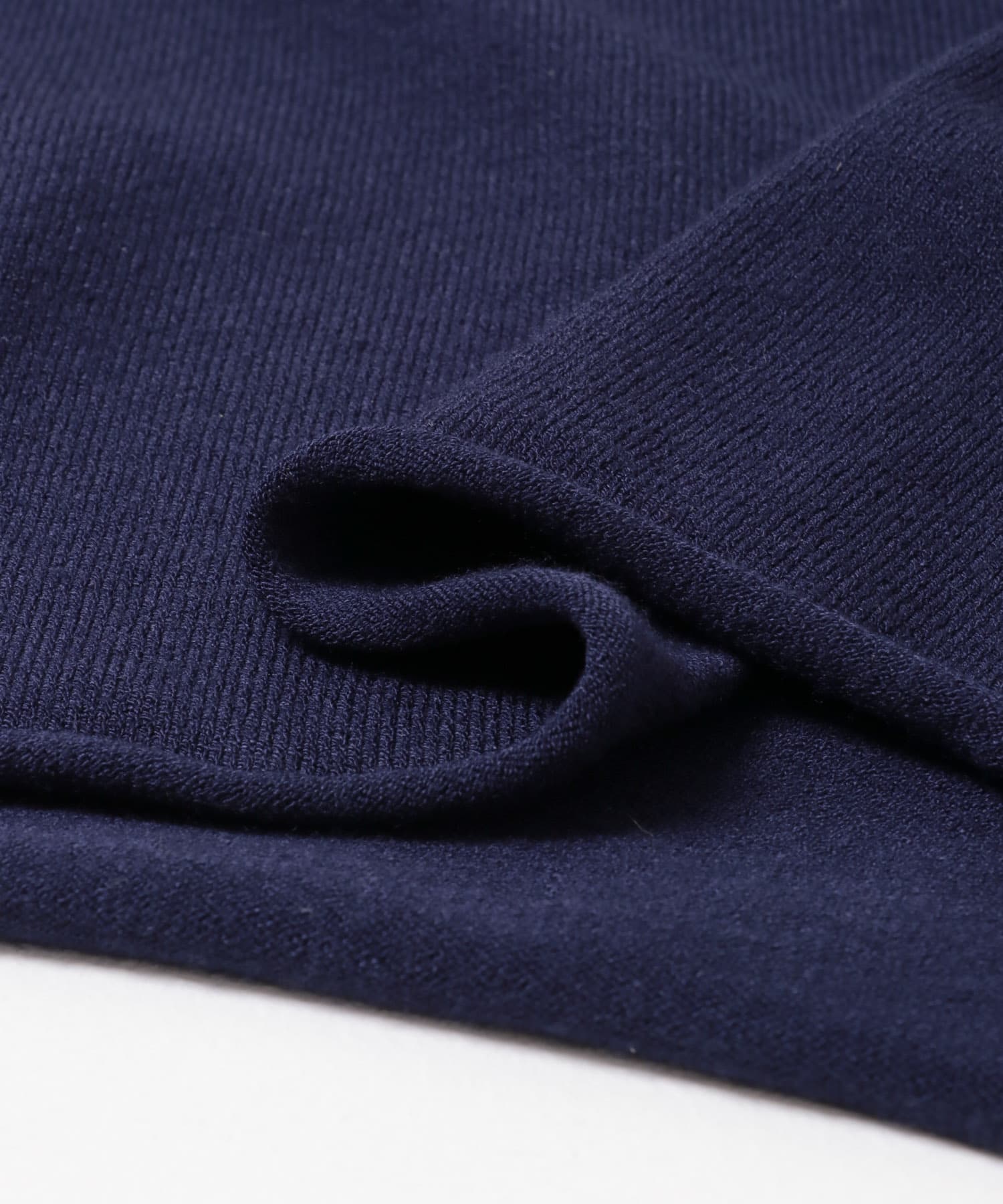 『WEB限定』ルーズシルエットニットシャツ NAVY one