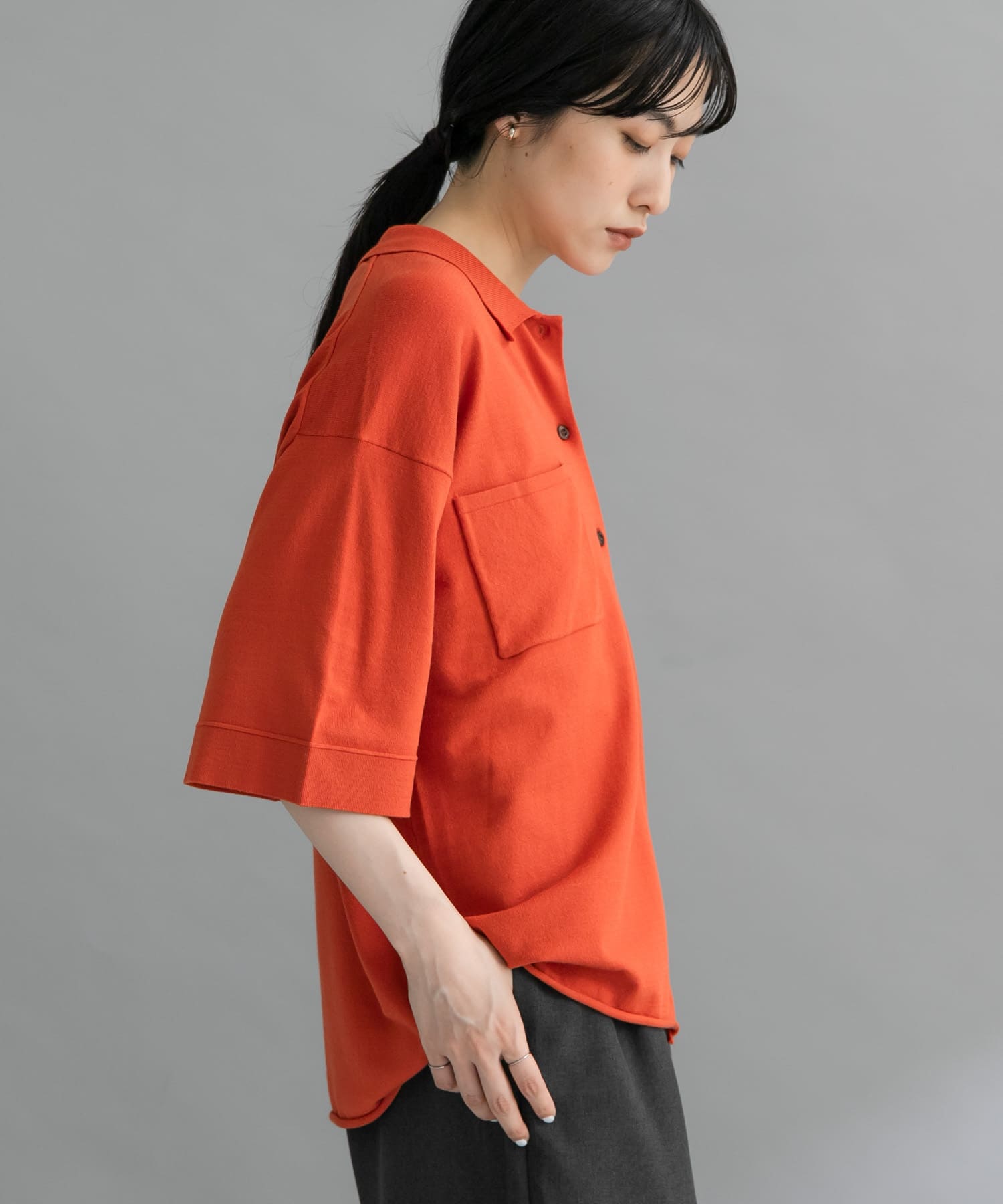 身長：160cm サイズ：one