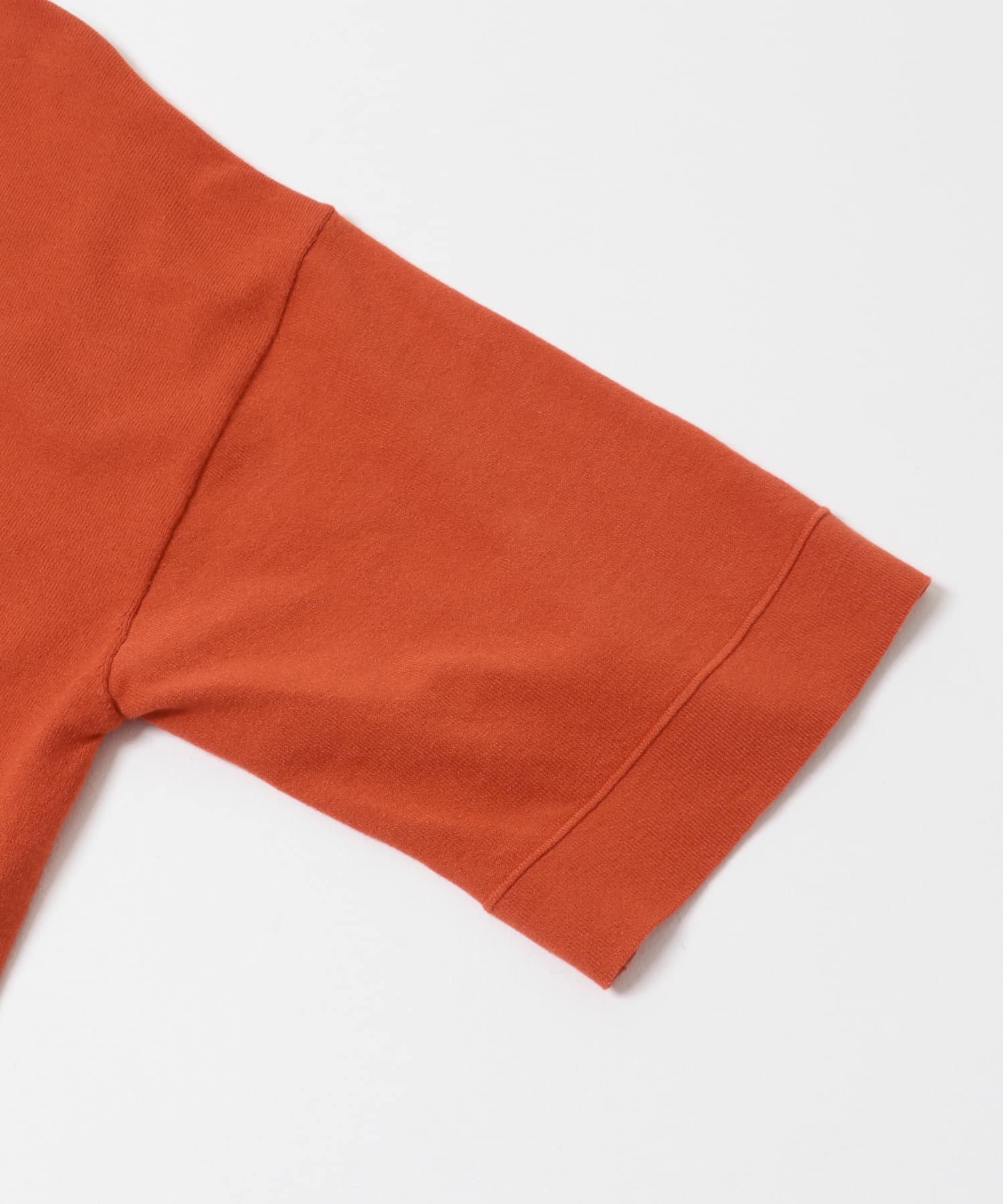 『WEB限定』ルーズシルエットニットシャツ ORANGE one