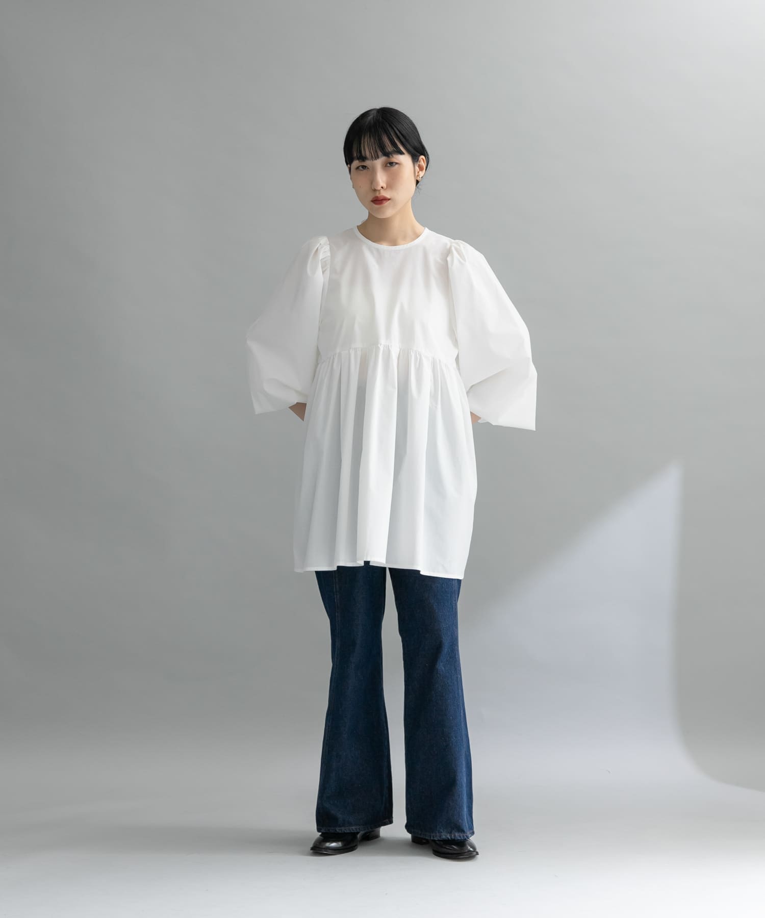 身長：160cm サイズ：one