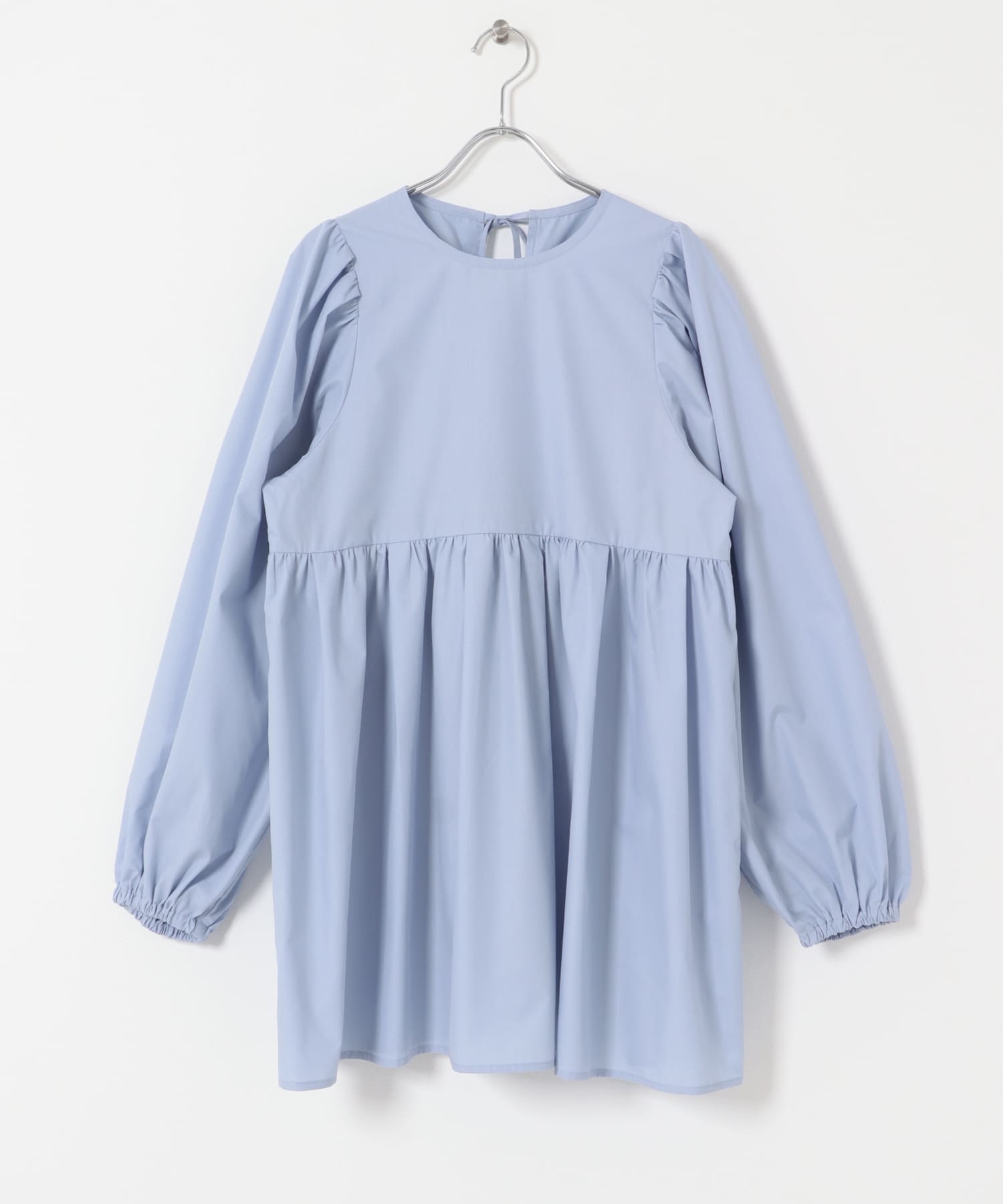 『WEB限定』BACKリボンチュニック L.BLUE one