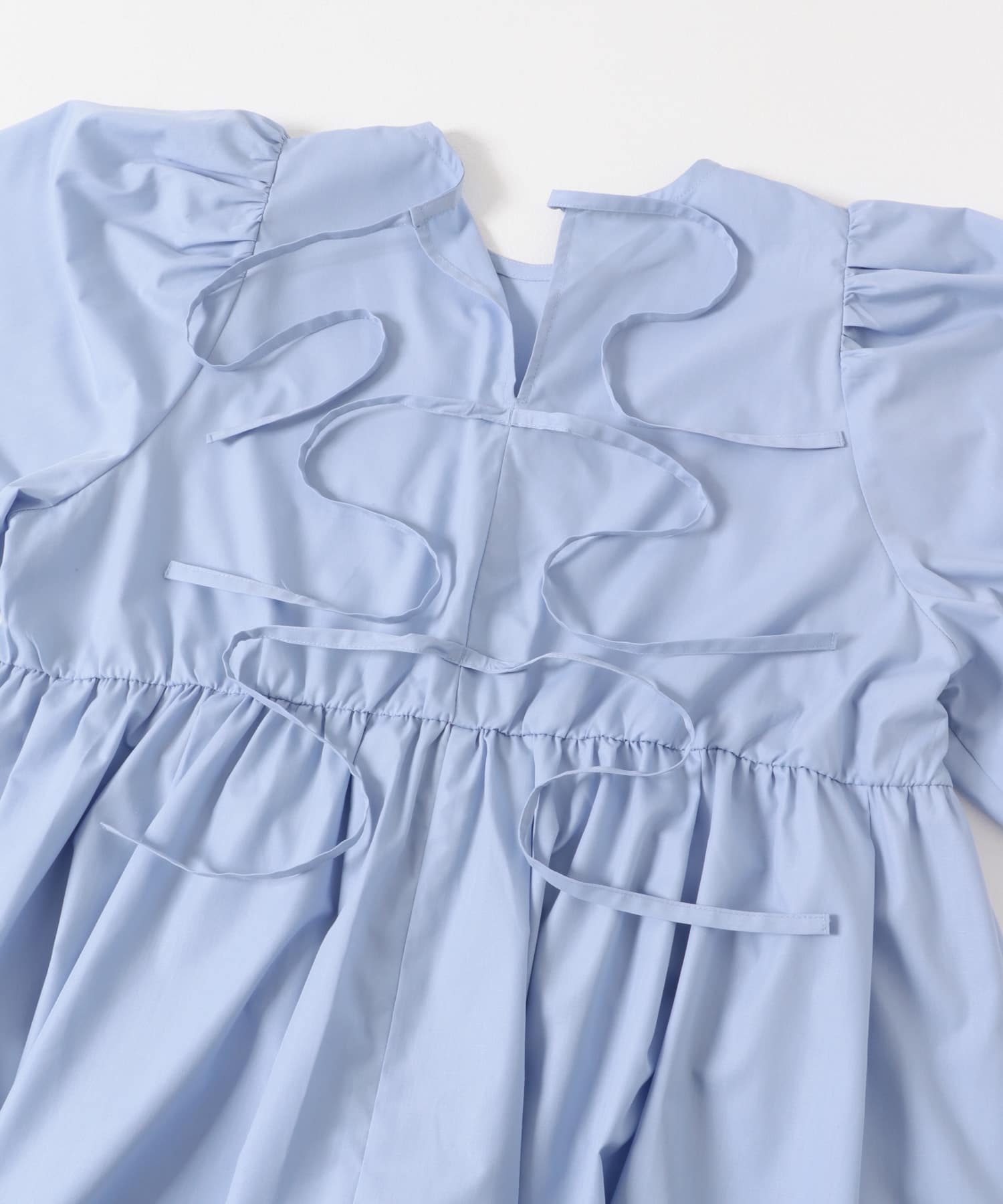 『WEB限定』BACKリボンチュニック L.BLUE one