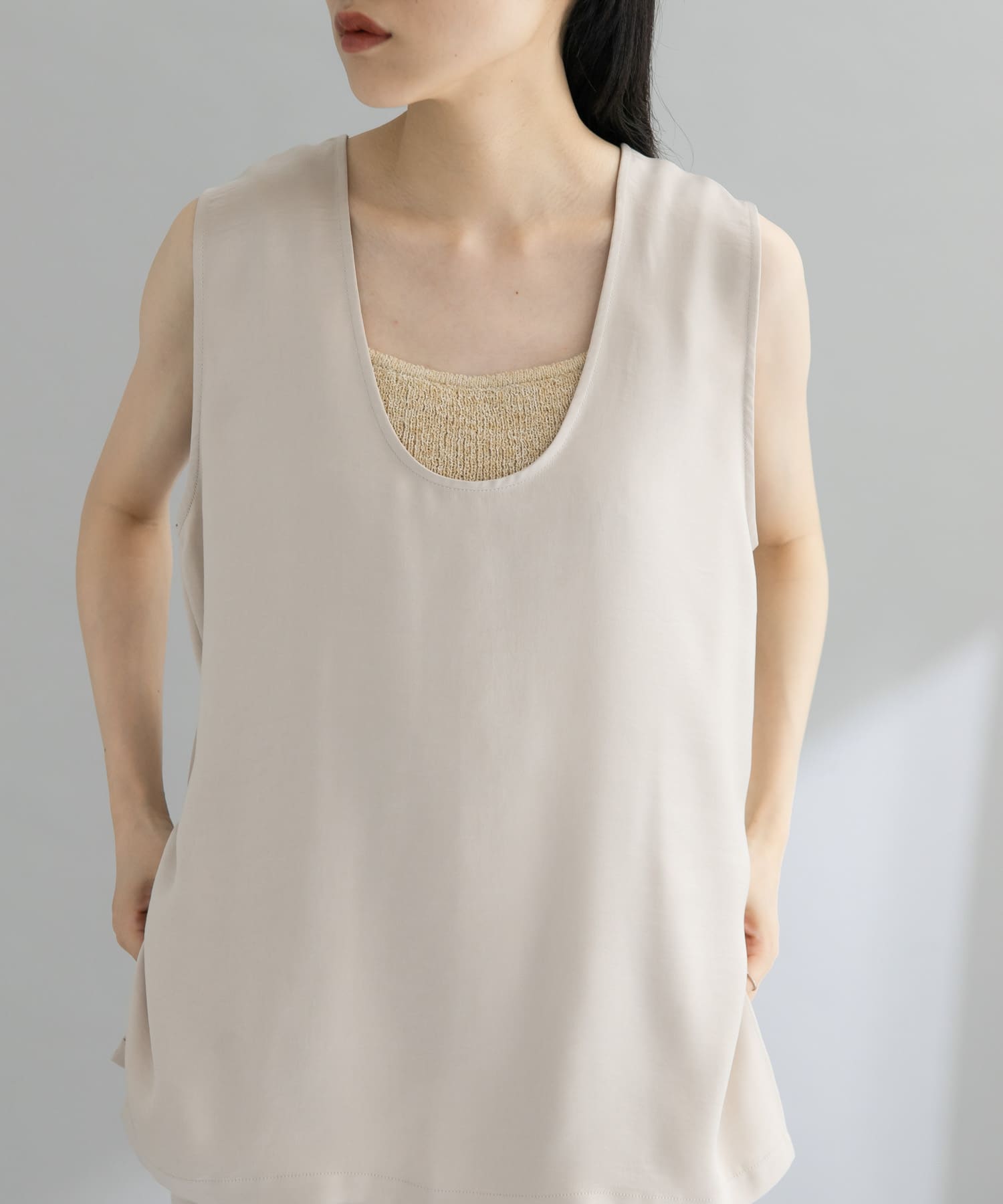 身長：160cm サイズ：one