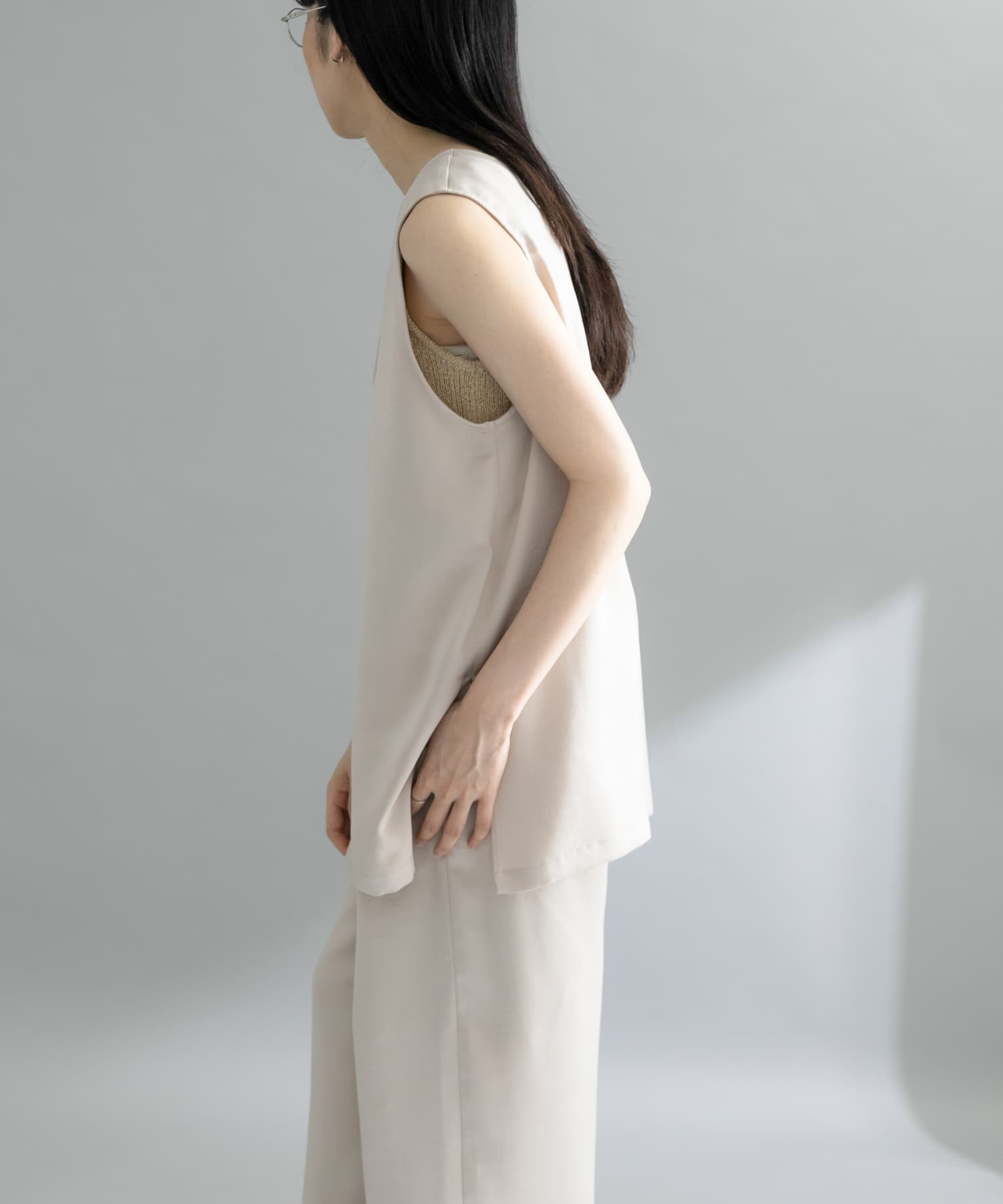 身長：160cm サイズ：one