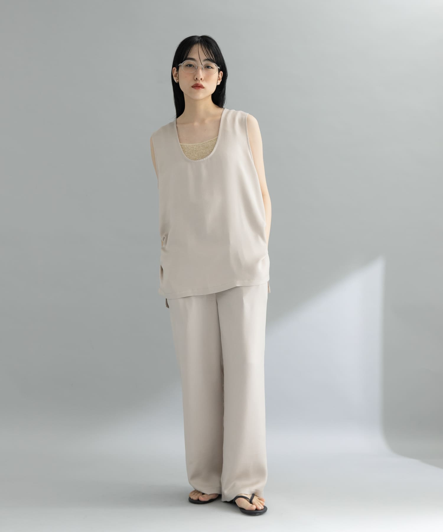 身長：160cm サイズ：one