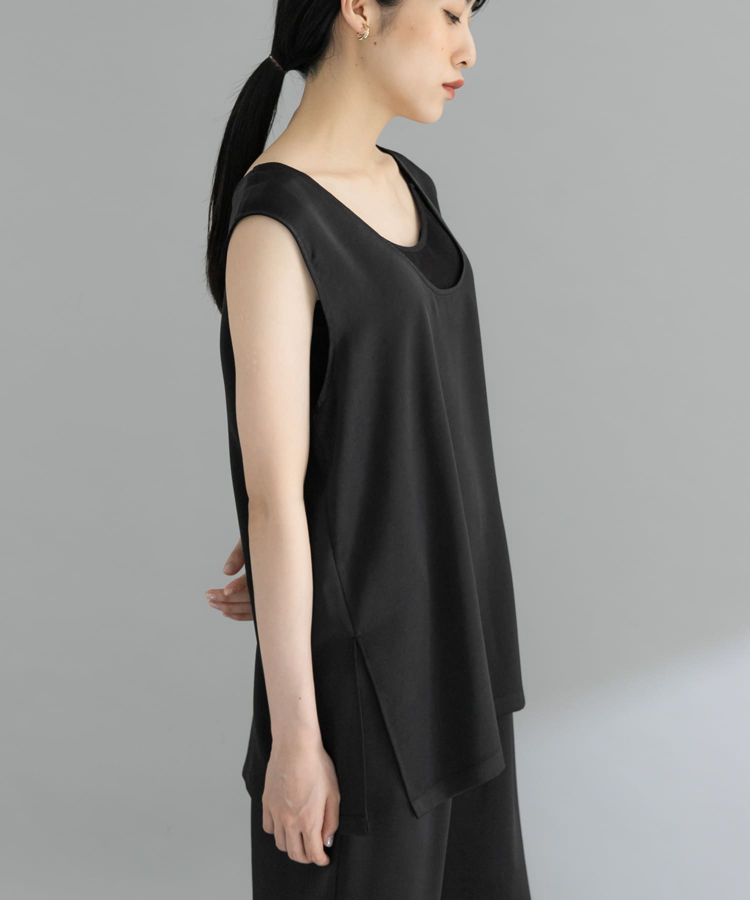 身長：160cm サイズ：one