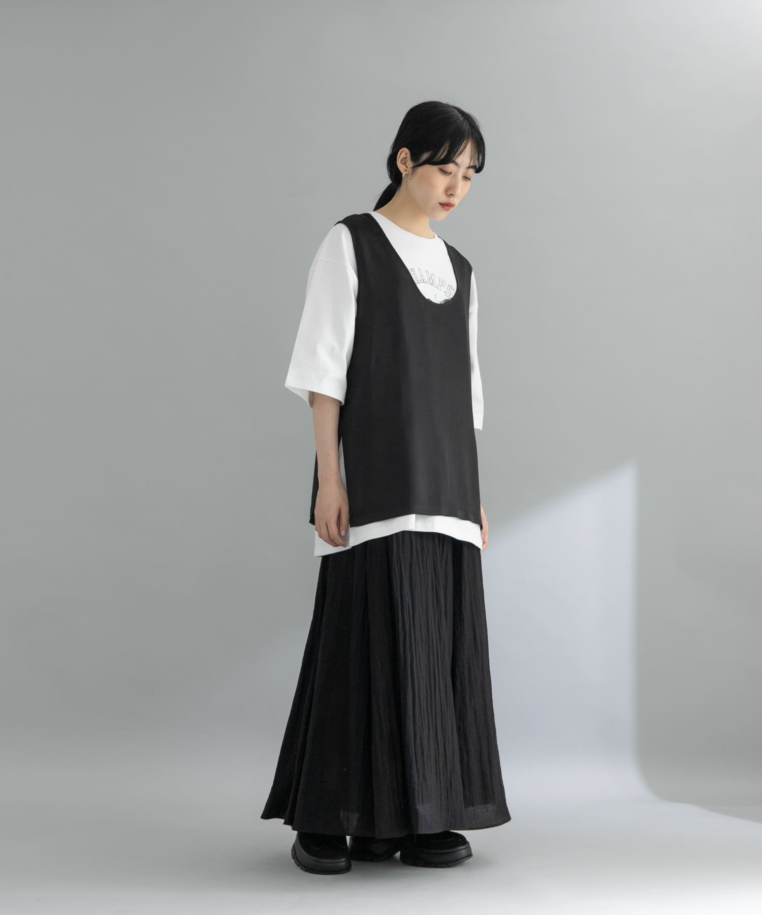身長：160cm サイズ：one