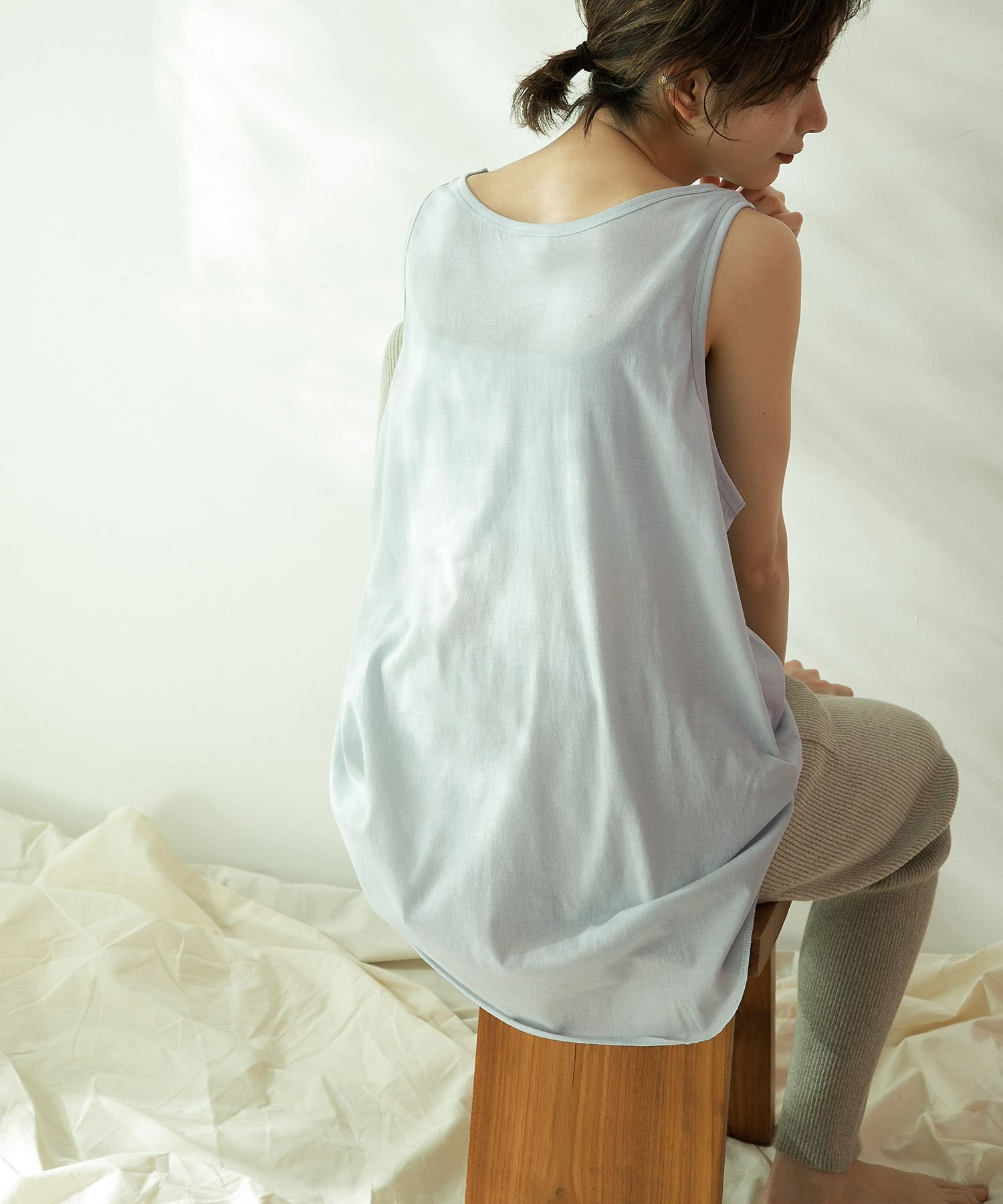 身長：159cm サイズ：one