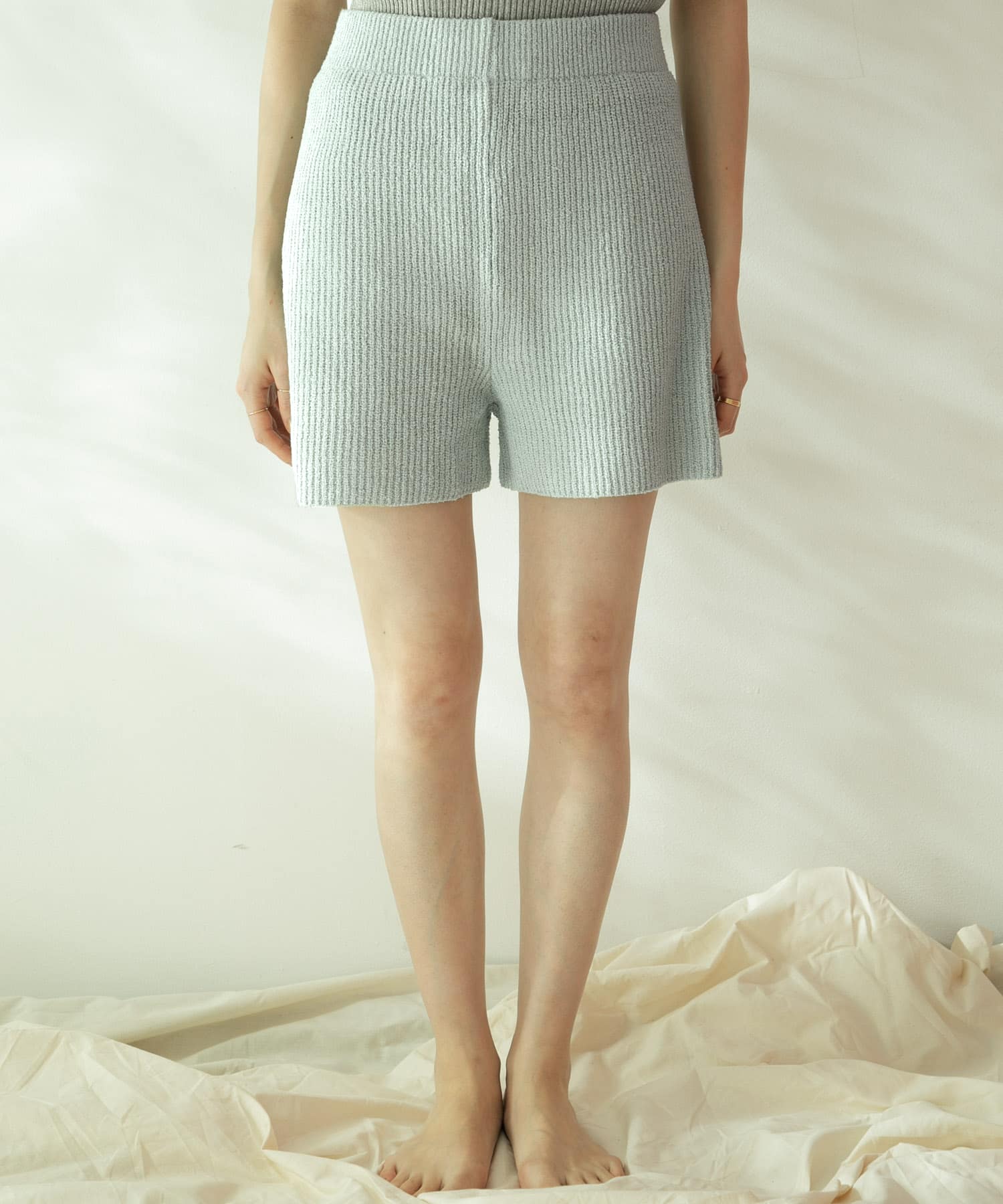 カールヤーンニットショートパンツ MINT one