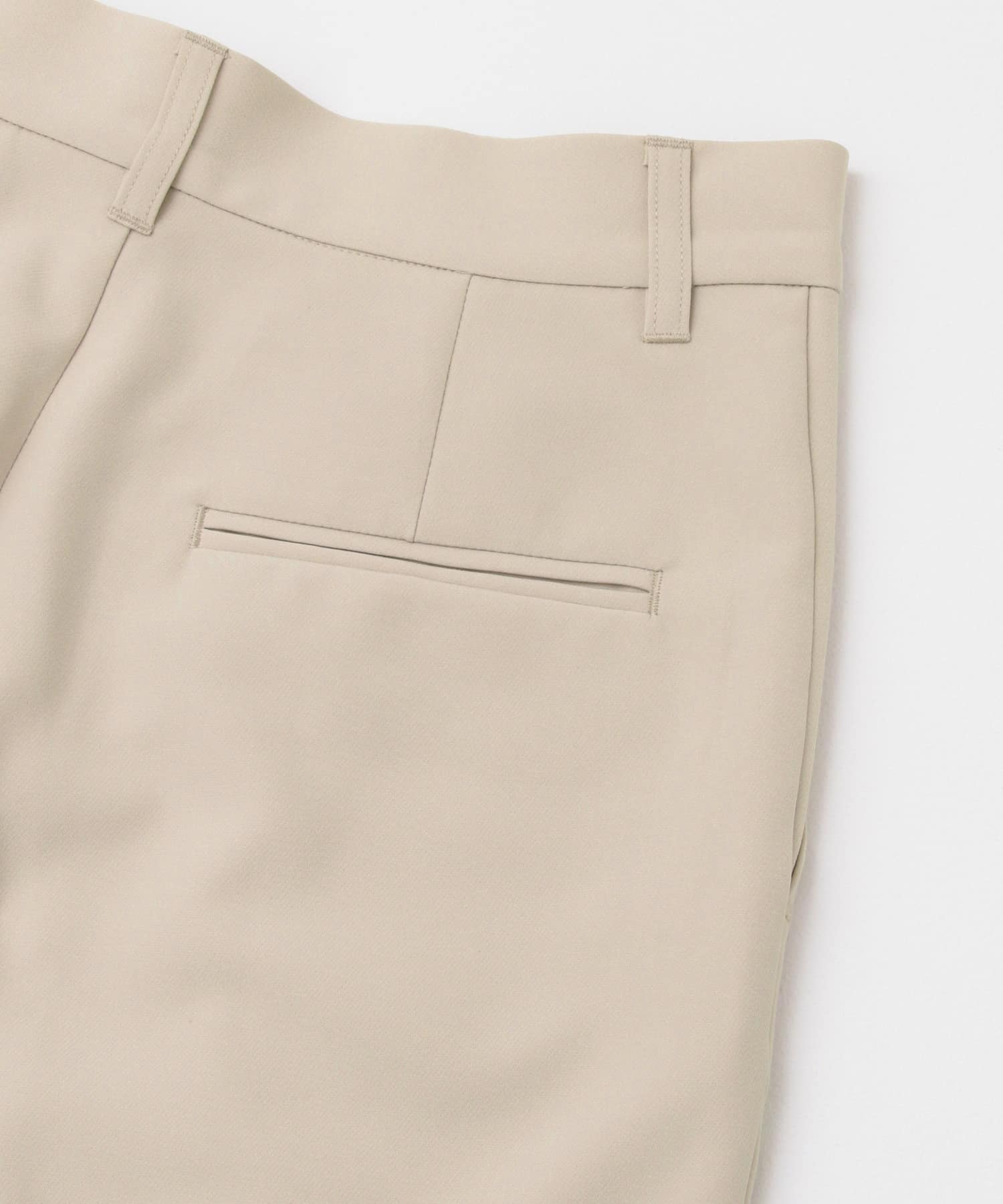 illi　ワンタックスリムテーパードパンツ BEIGE 36