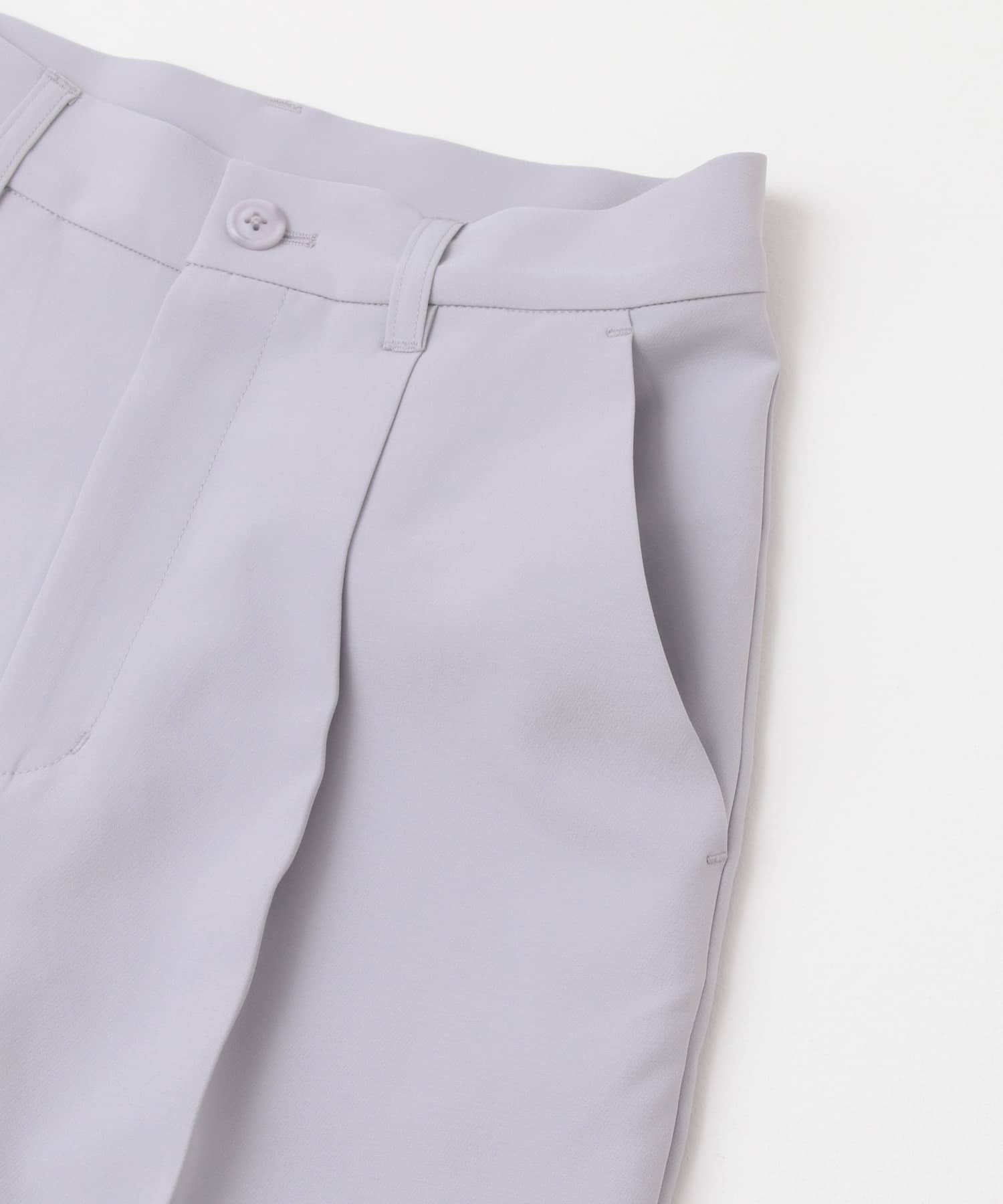 illi　ワンタックスリムテーパードパンツ L.LAVENDER 36