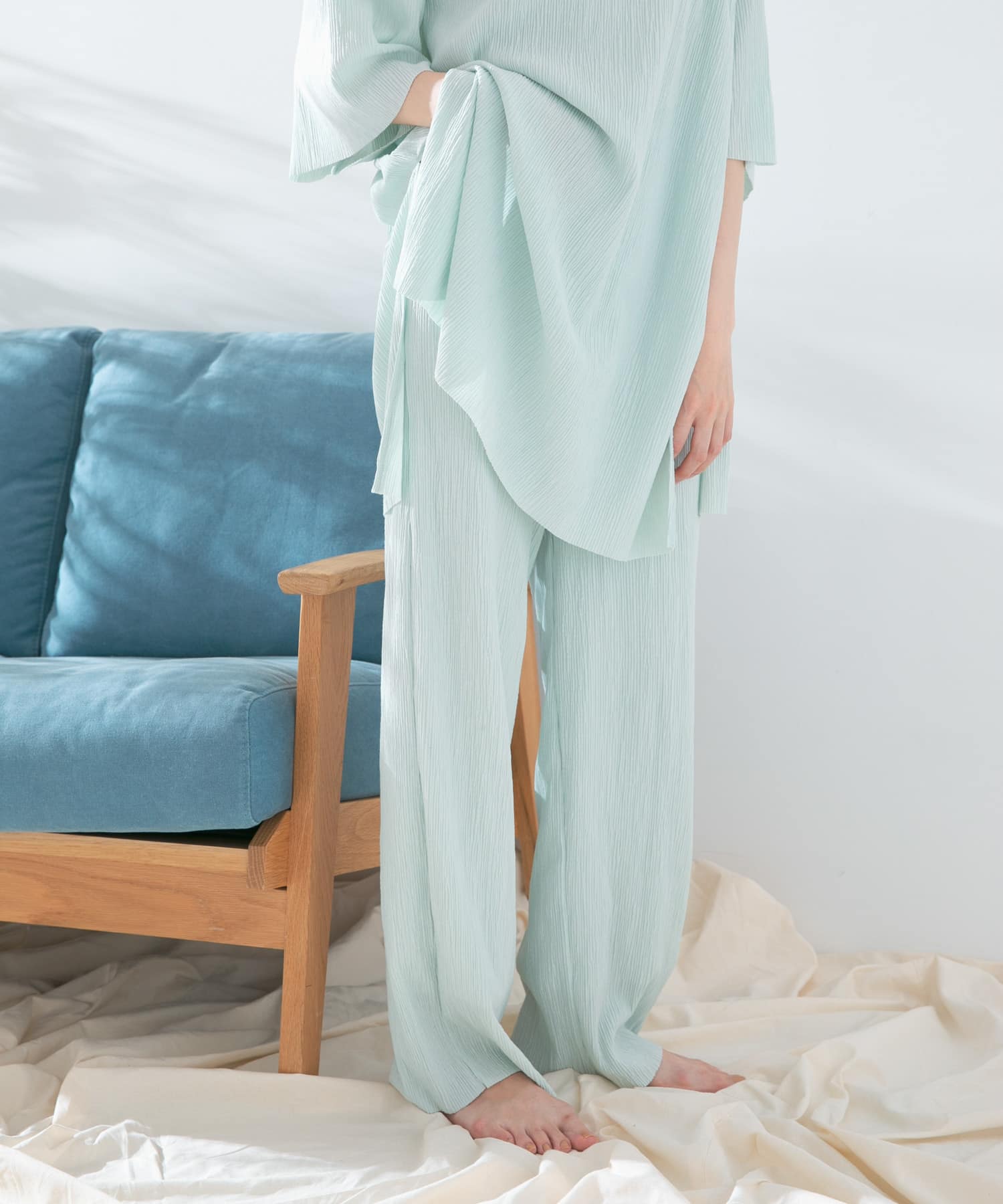 身長：159cm サイズ：one
