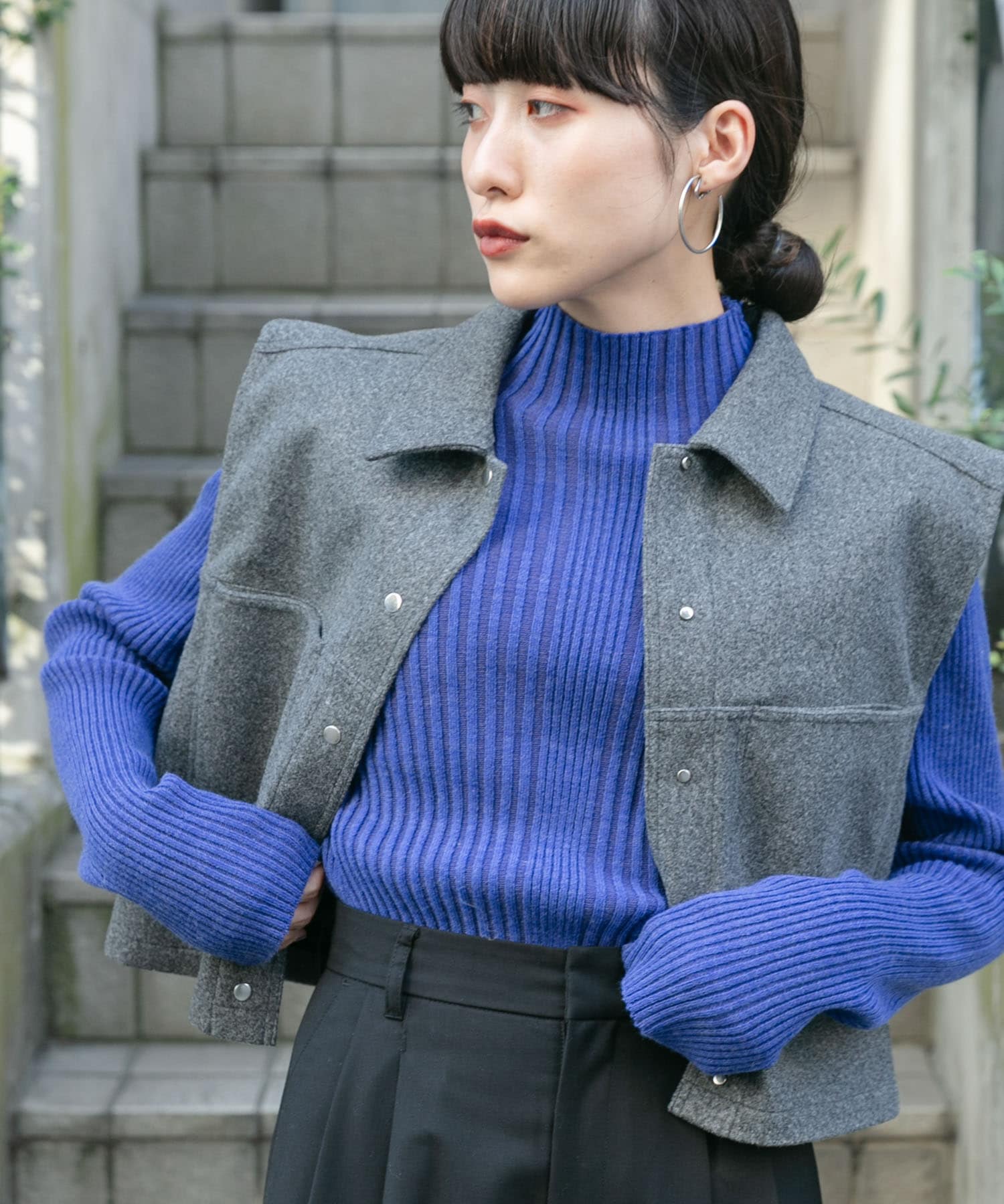 身長：160cm サイズ：one