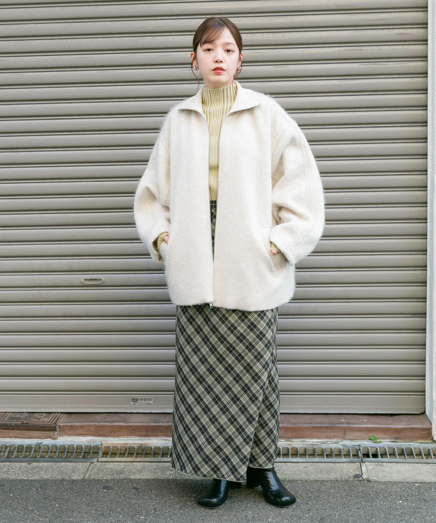 身長：160cm サイズ：one