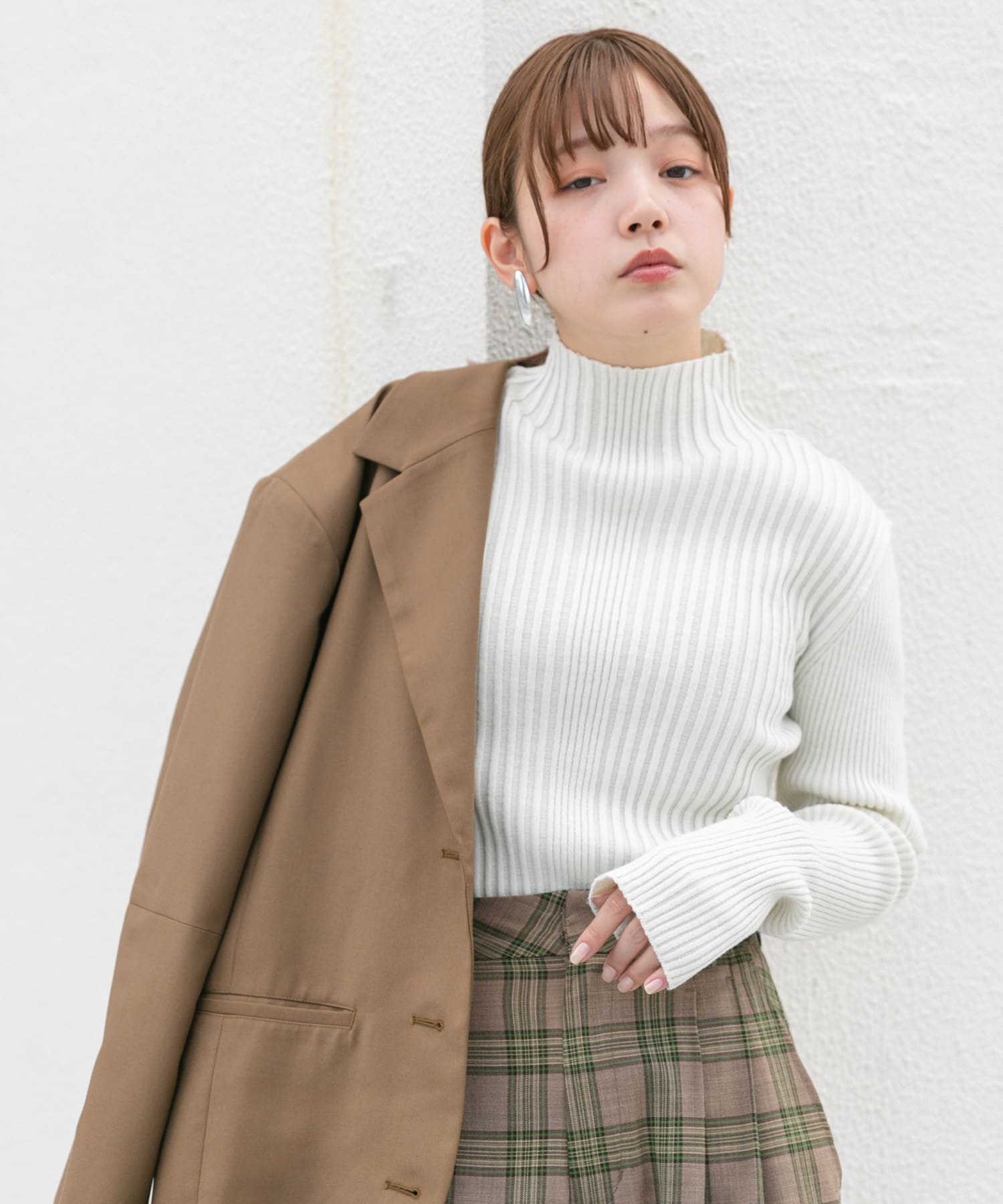 身長：160cm サイズ：one