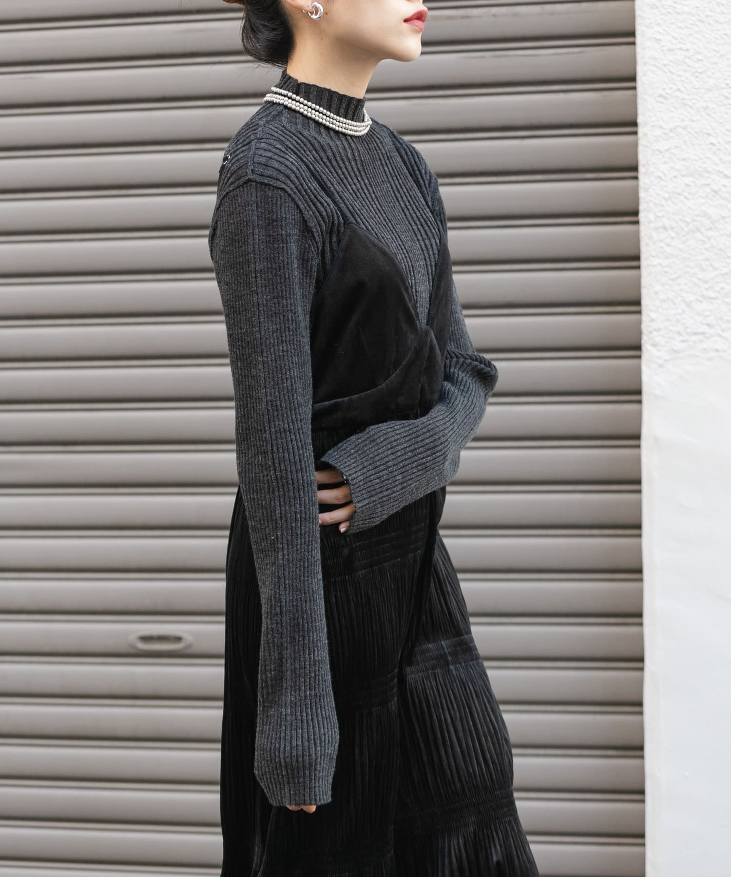 身長：160cm サイズ：one