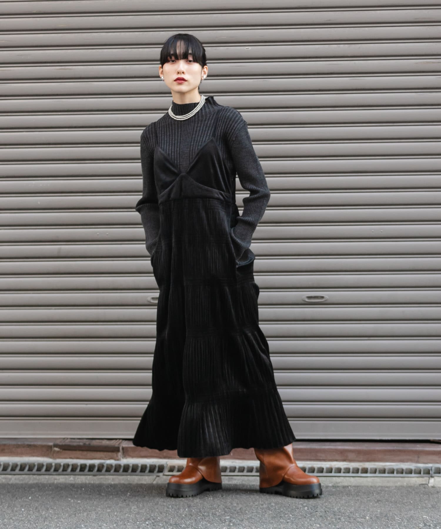 身長：160cm サイズ：one
