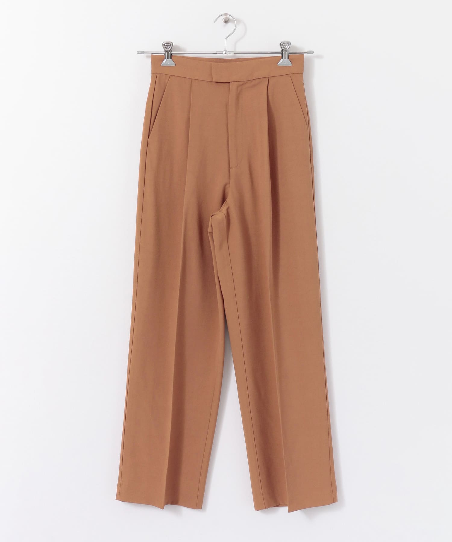 KBF+　タックワイドパンツ∴ ORANGE 36