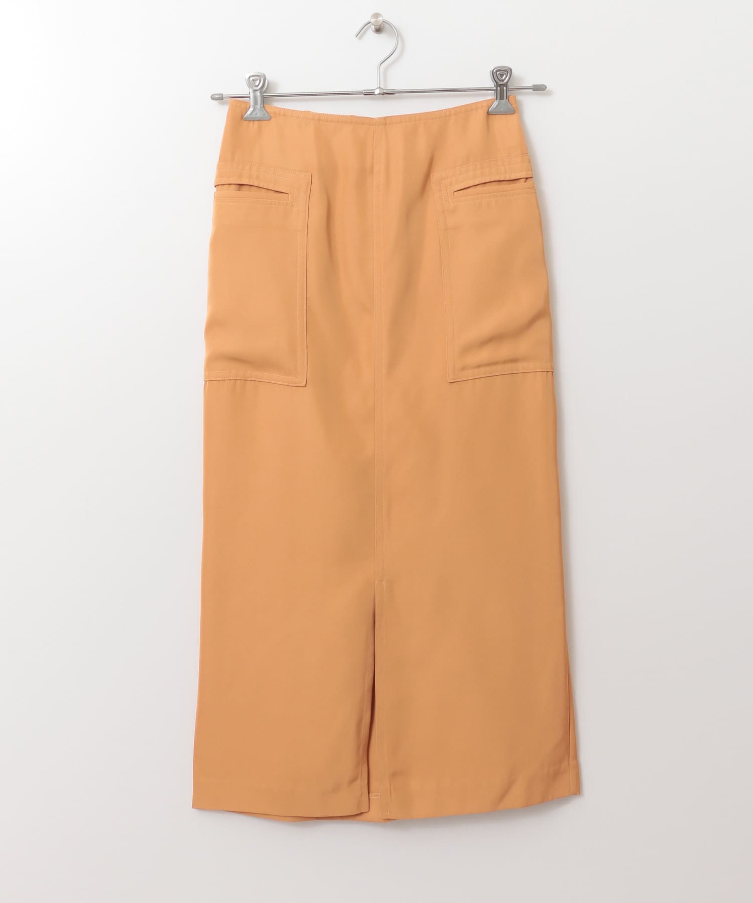 KBF+　ツイルタイトスカート ORANGE one
