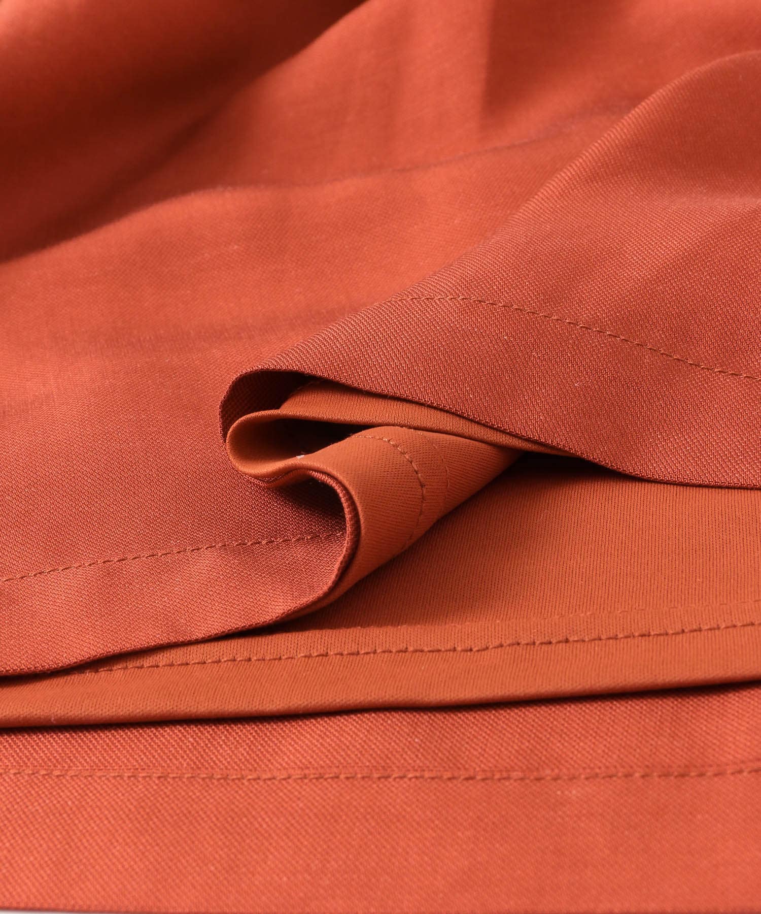KBF+　カラーストレートロングスカート∴ RED ORANGE one