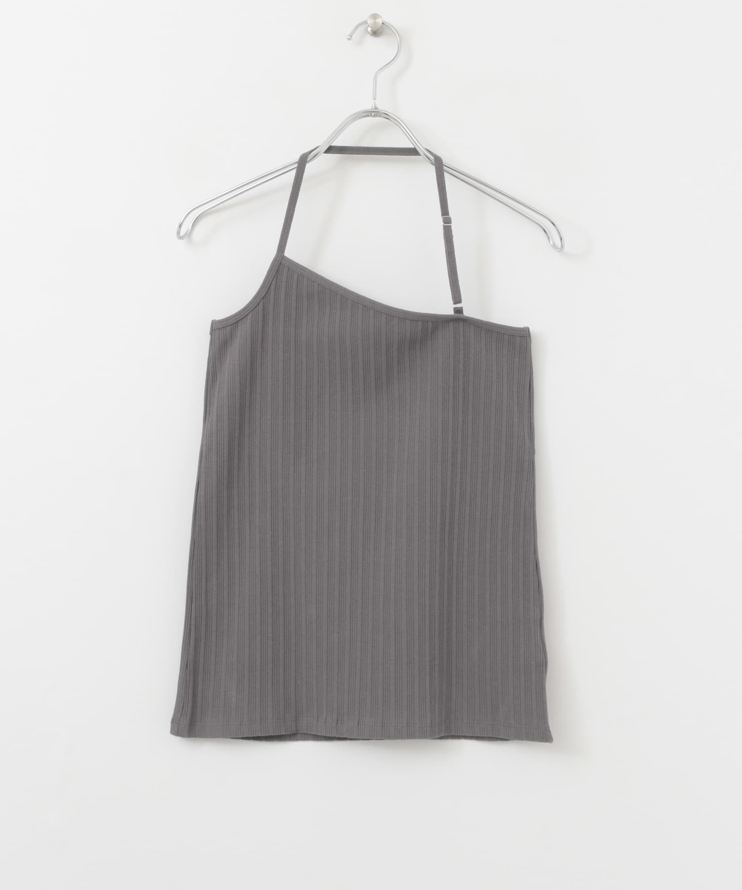 KBF+　2WAYワンショルダーキャミソール CHARCOAL one