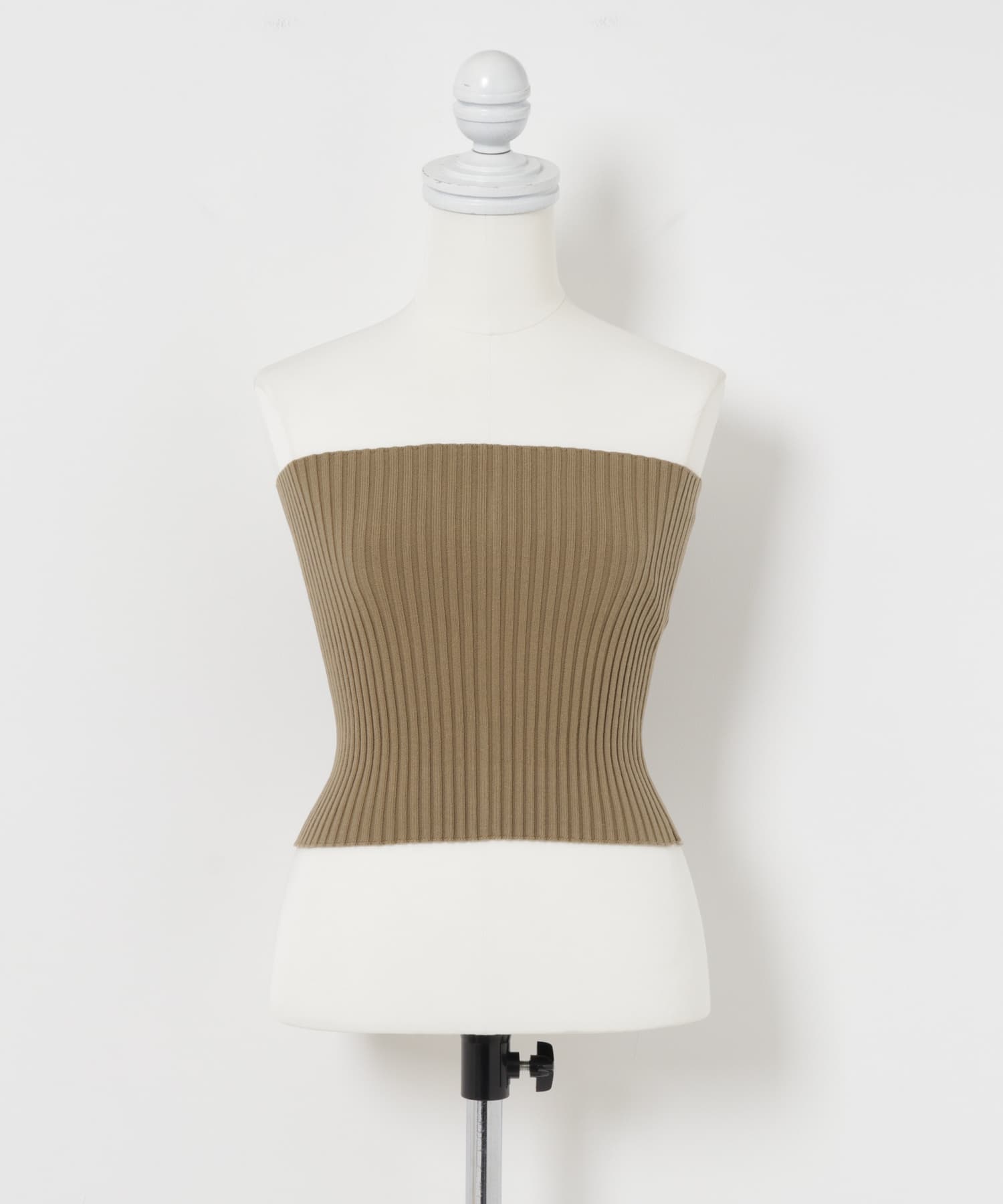KBF+　ニットビスチェ∴ BEIGE one